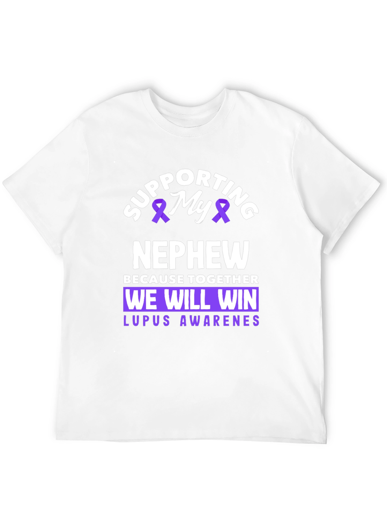 Supporting My Nephew Lupus Awareness T-Shirt