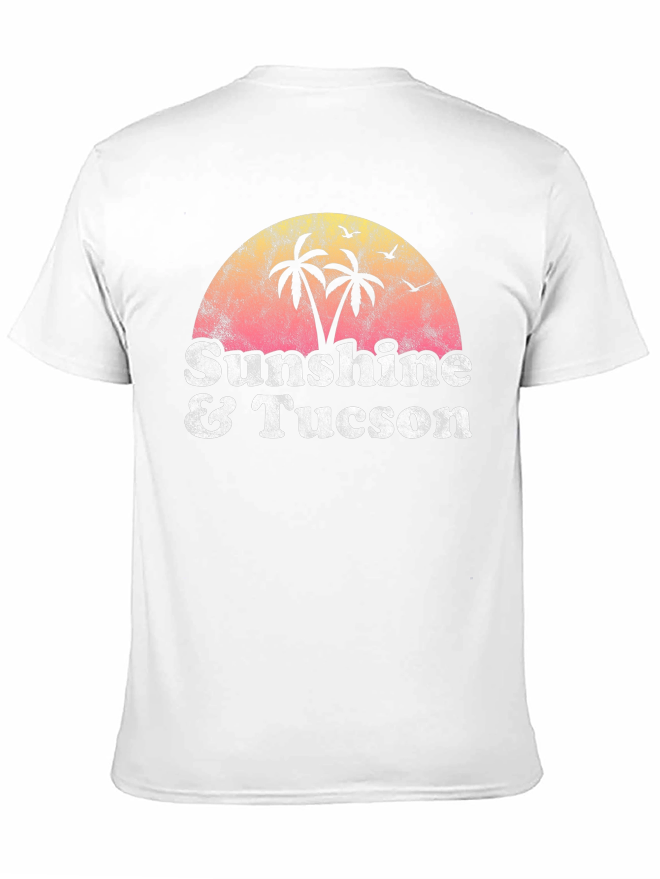 Sunshine & Tucson Retro Graphic Tee - Black