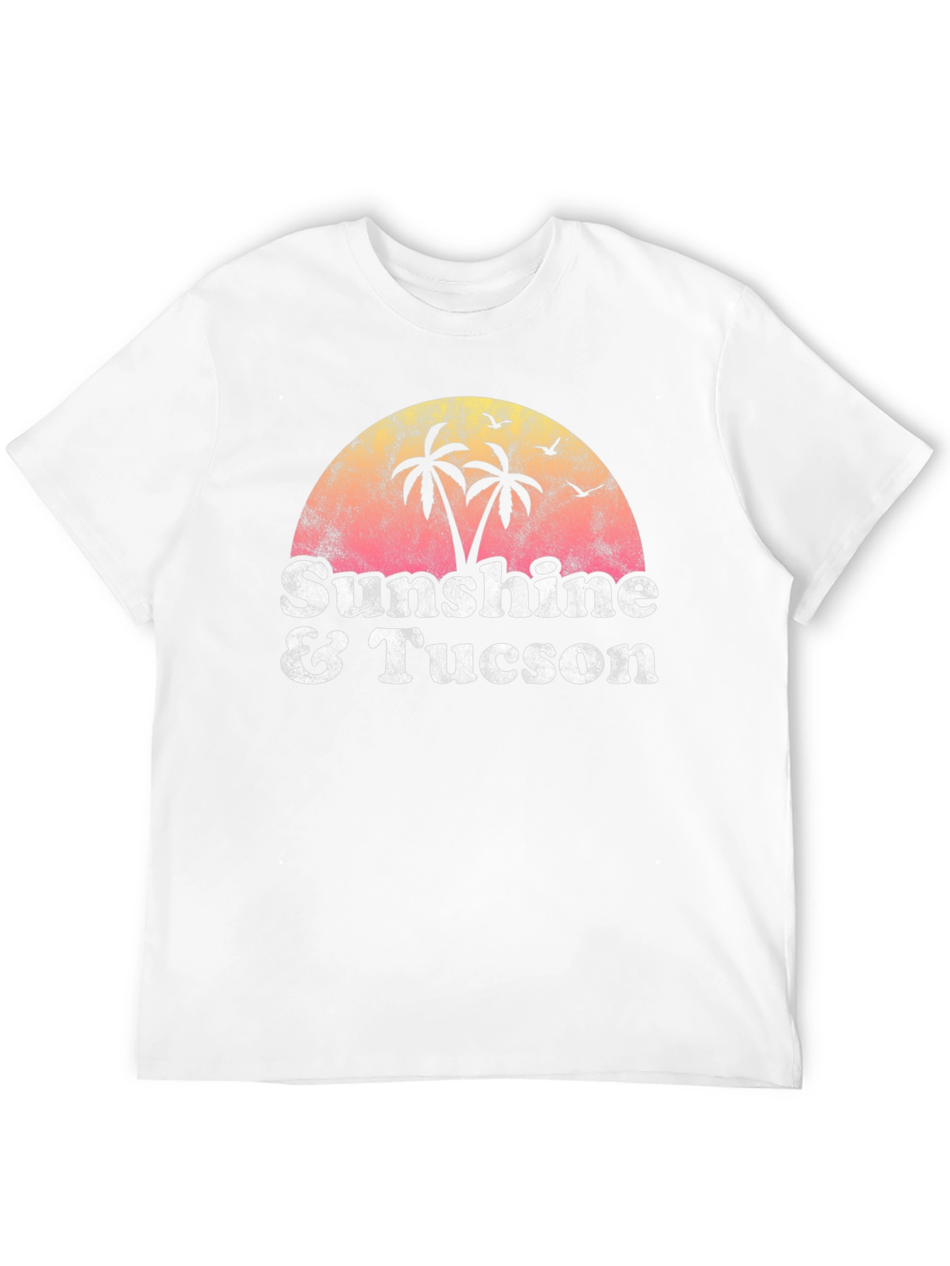 Sunshine & Tucson Retro Graphic Tee - Black