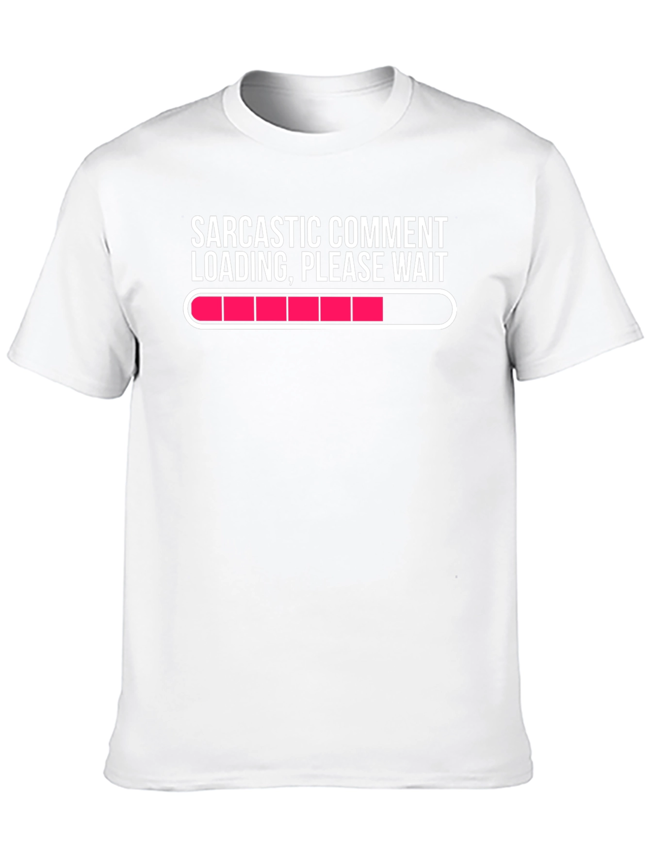 Sarcastic Comment Loading Funny Black T-Shirt