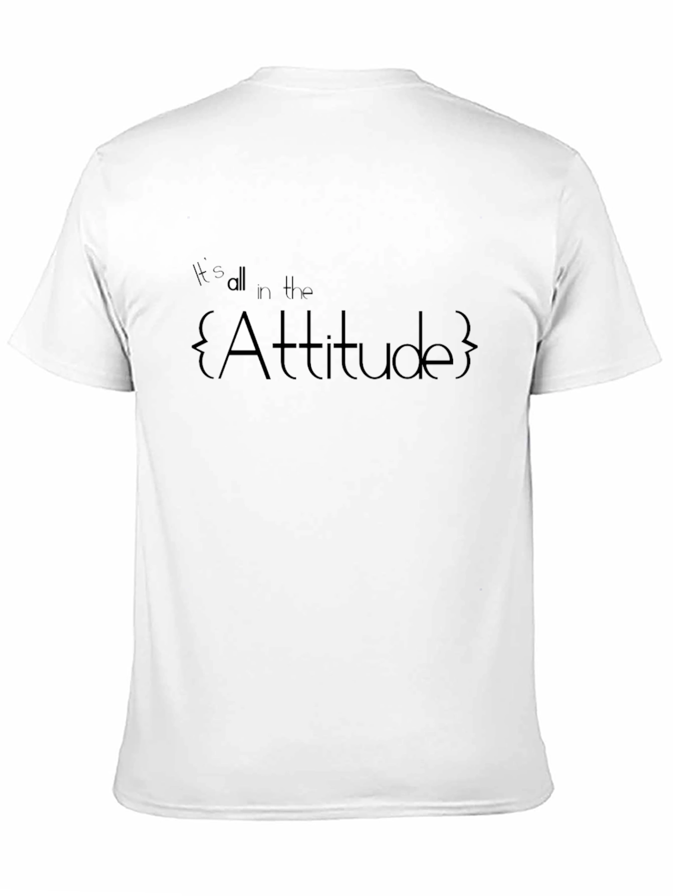 Attitude Graphic Tee - Mens Black T-Shirt