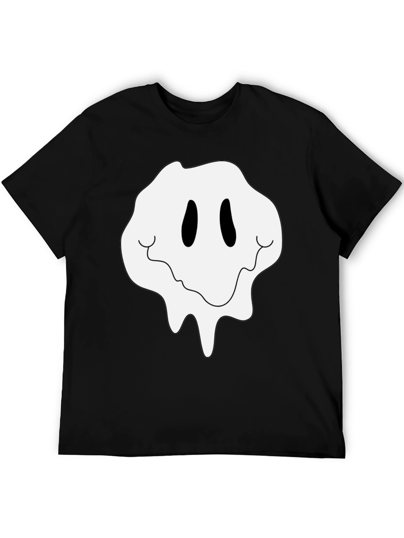 Melting Smiley Face Graphic Tee