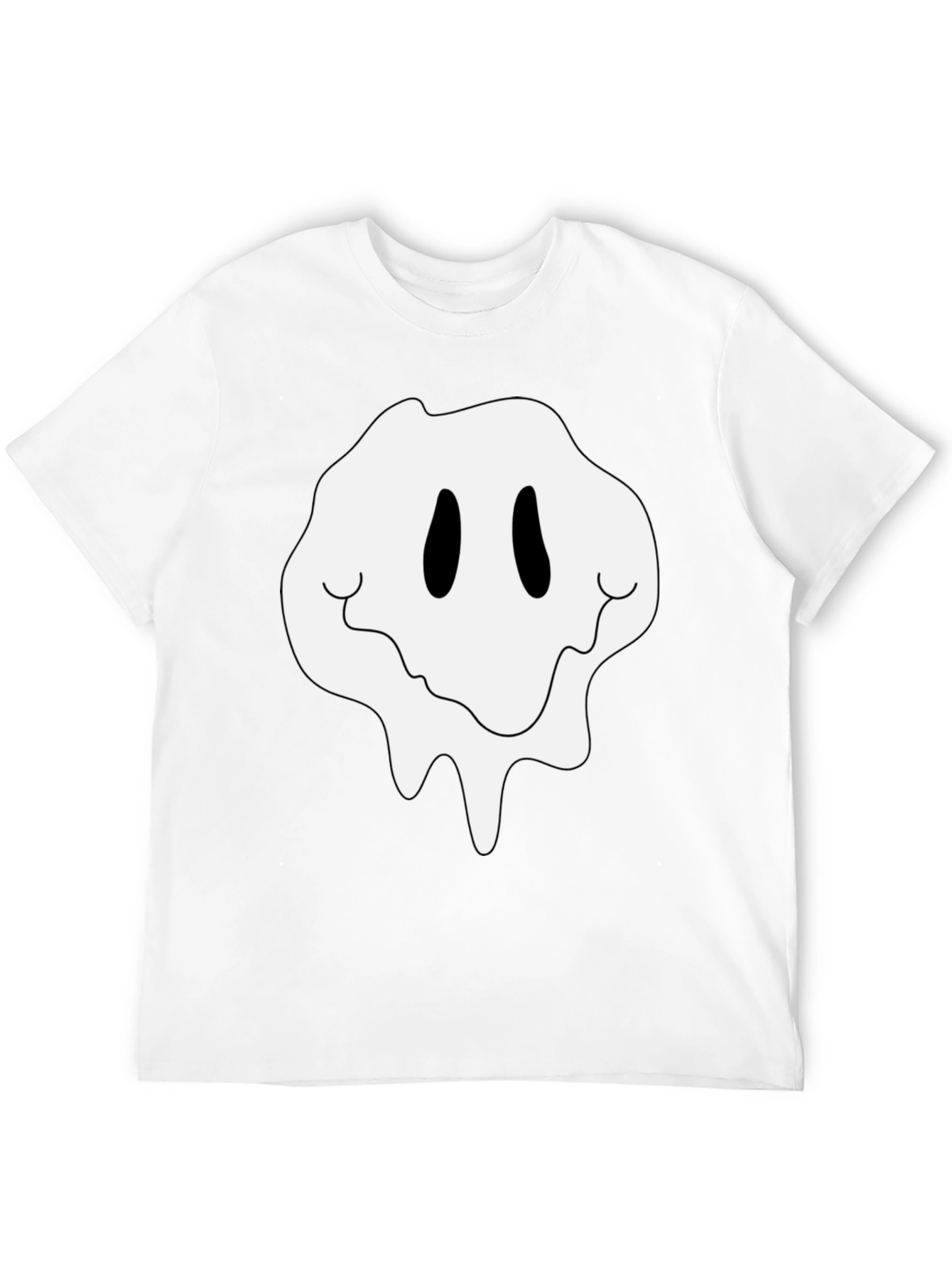 Melting Smiley Face Graphic Tee