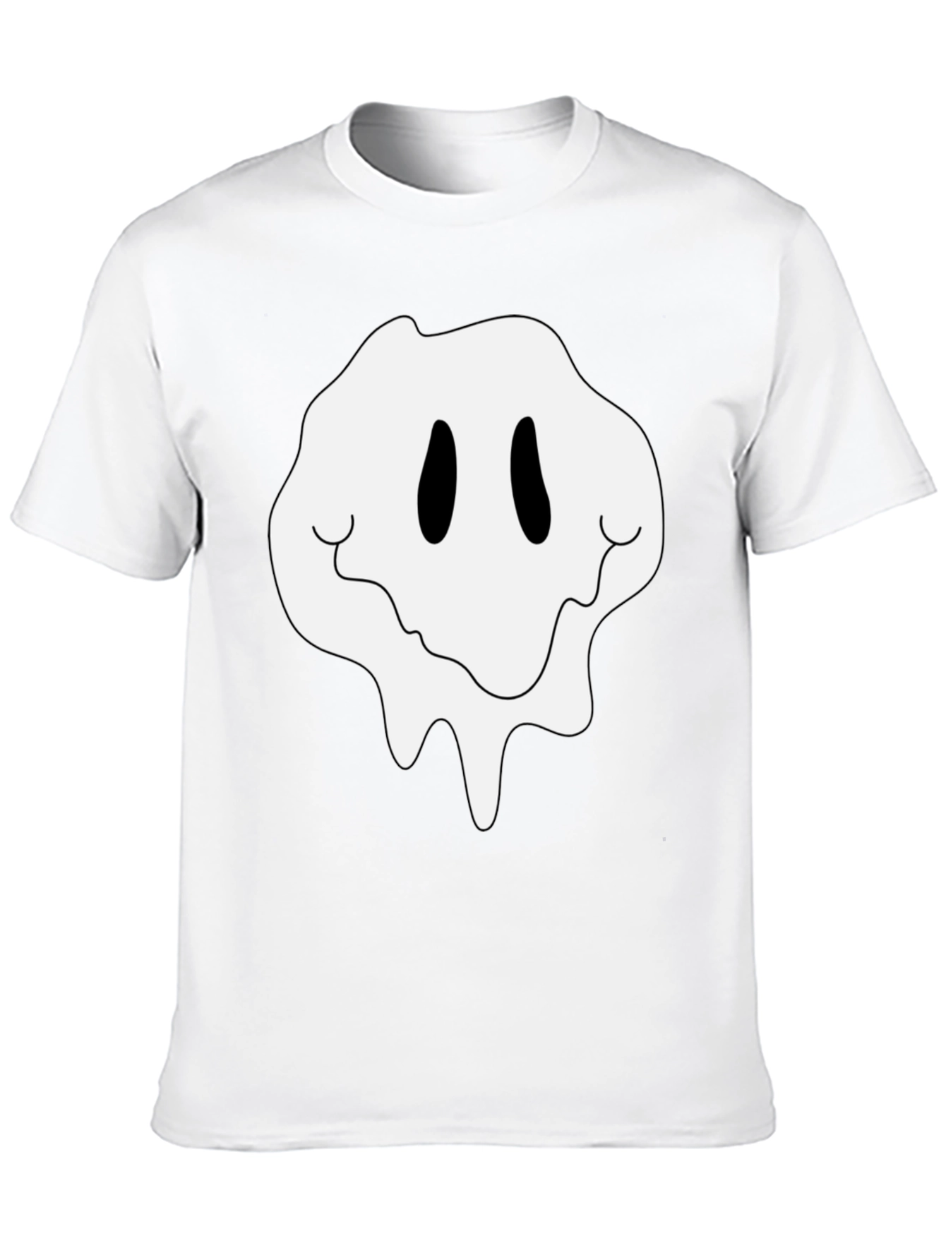 Melting Smiley Face Graphic Tee