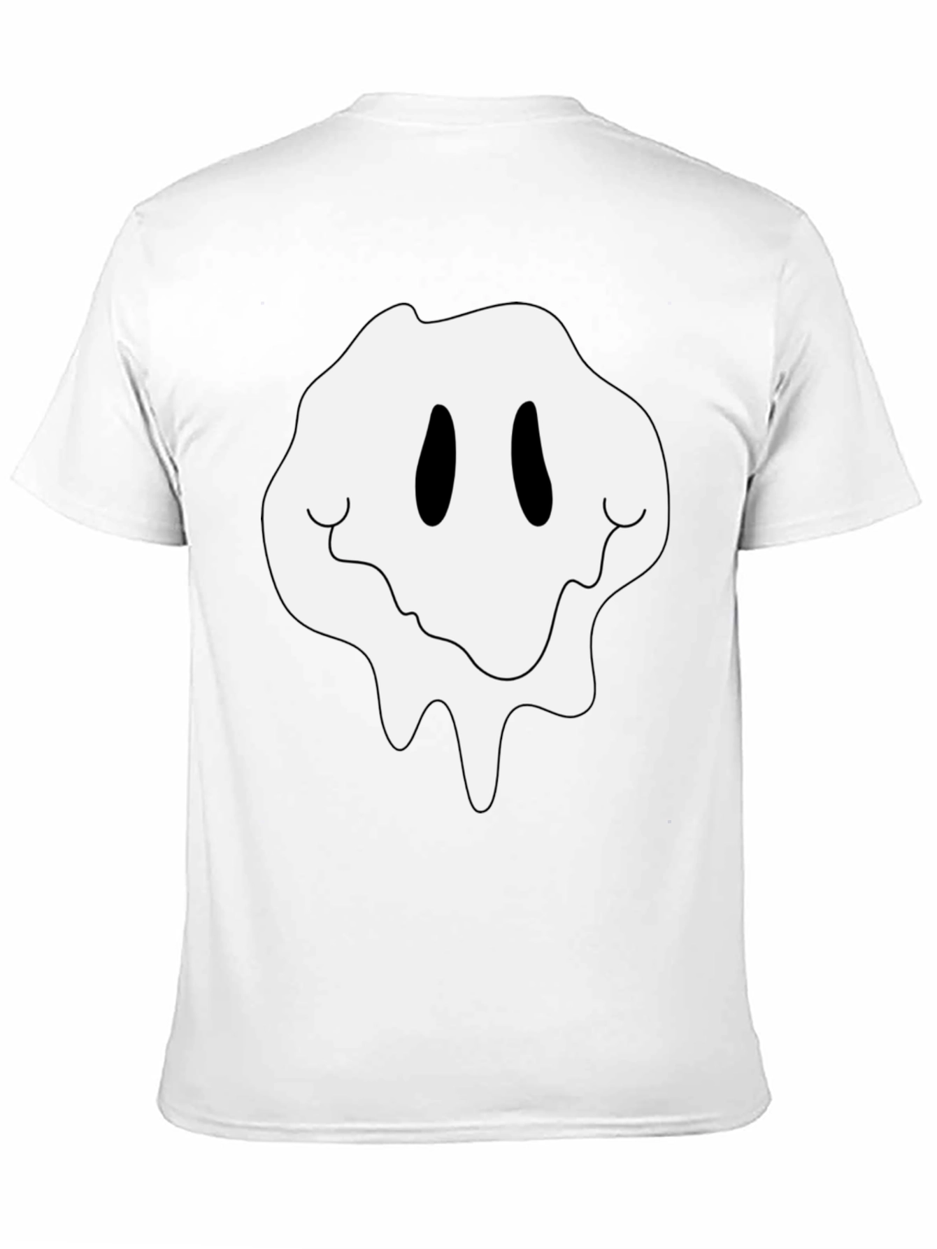 Melting Smiley Face Graphic Tee