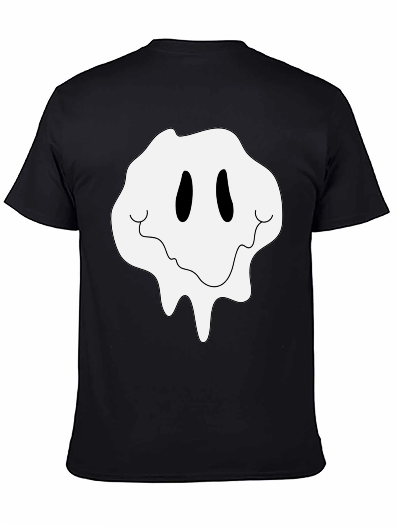 Melting Smiley Face Graphic Tee
