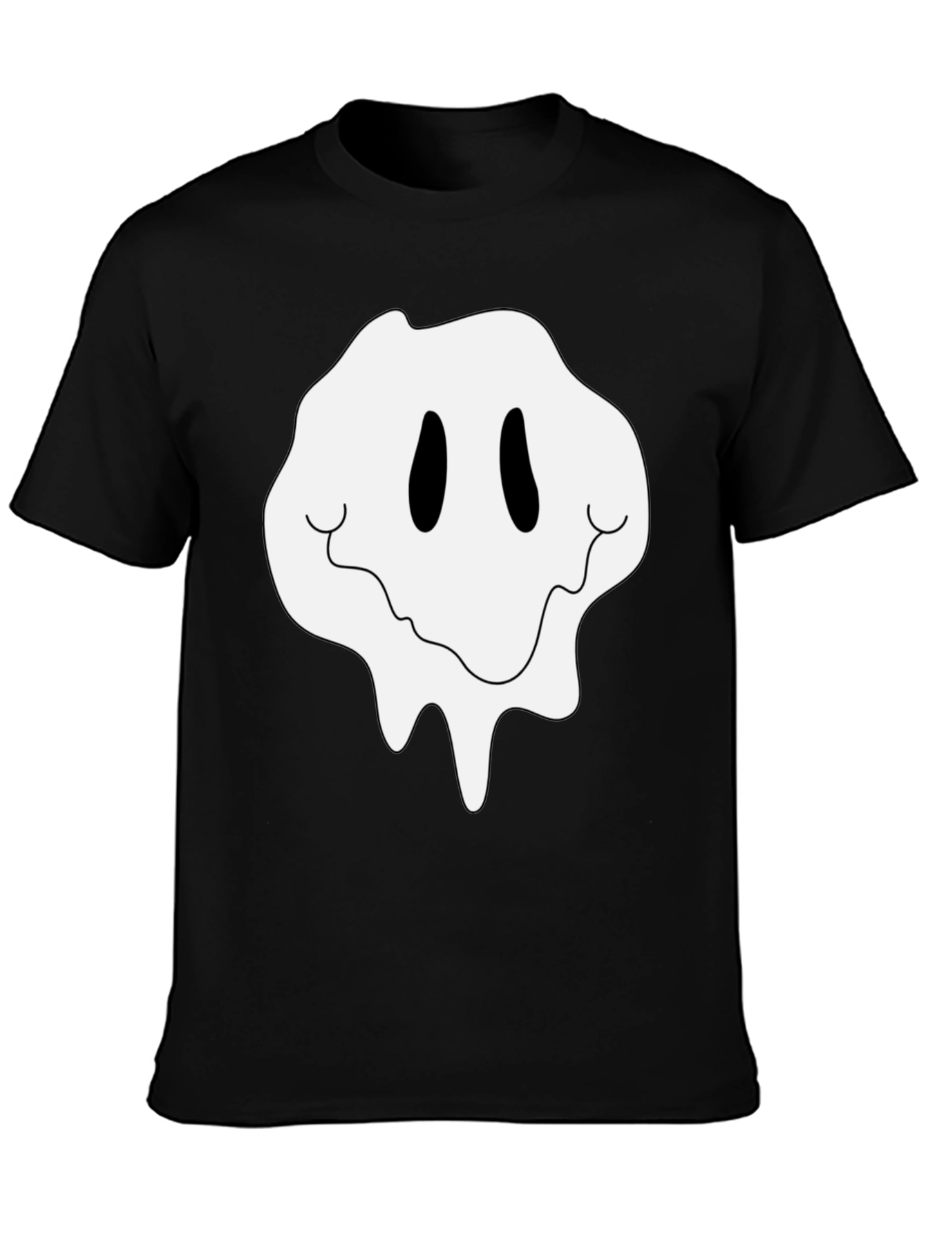 Melting Smiley Face Graphic Tee