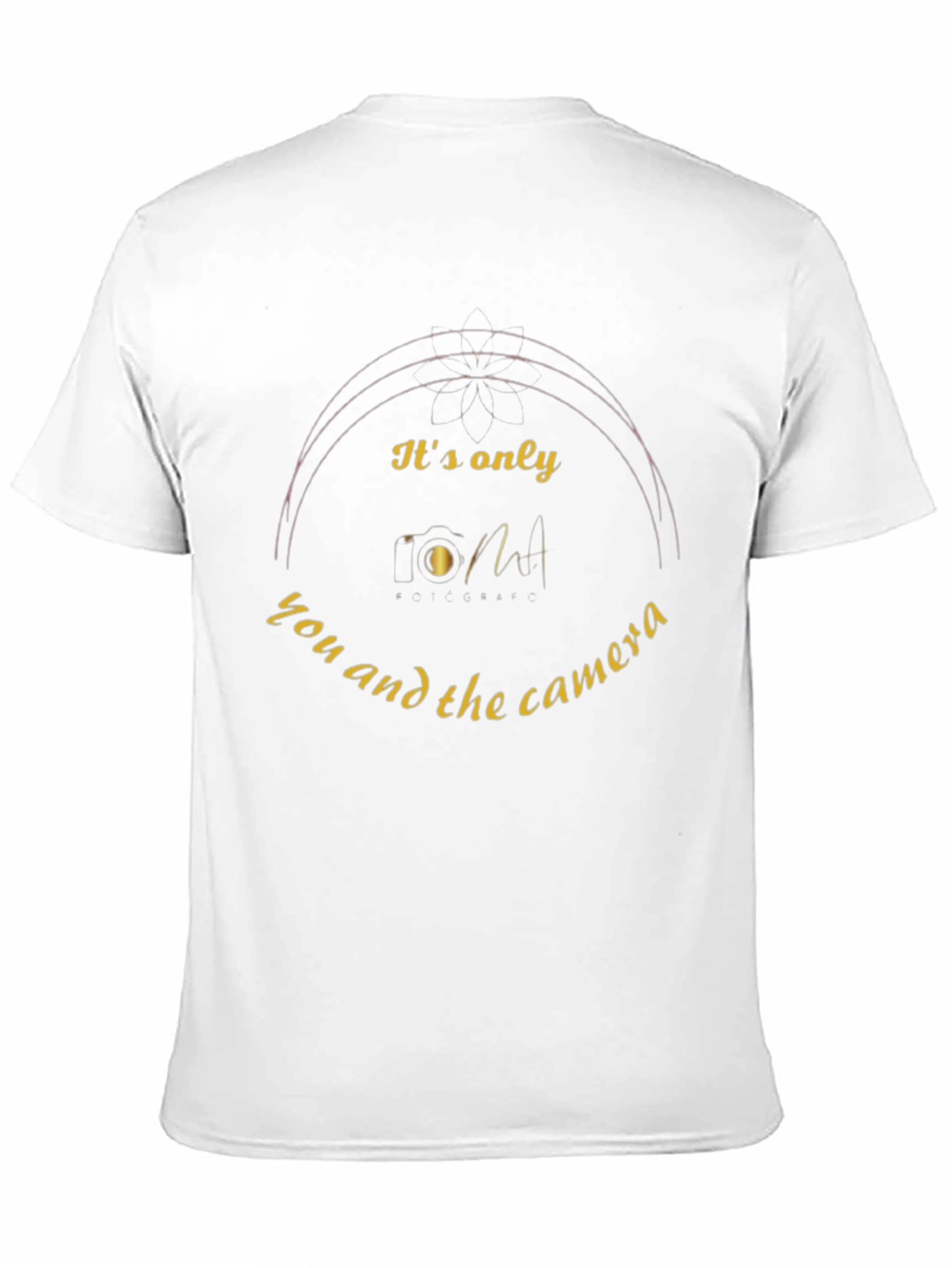 Its Only You and The Camera Black T-Shirt