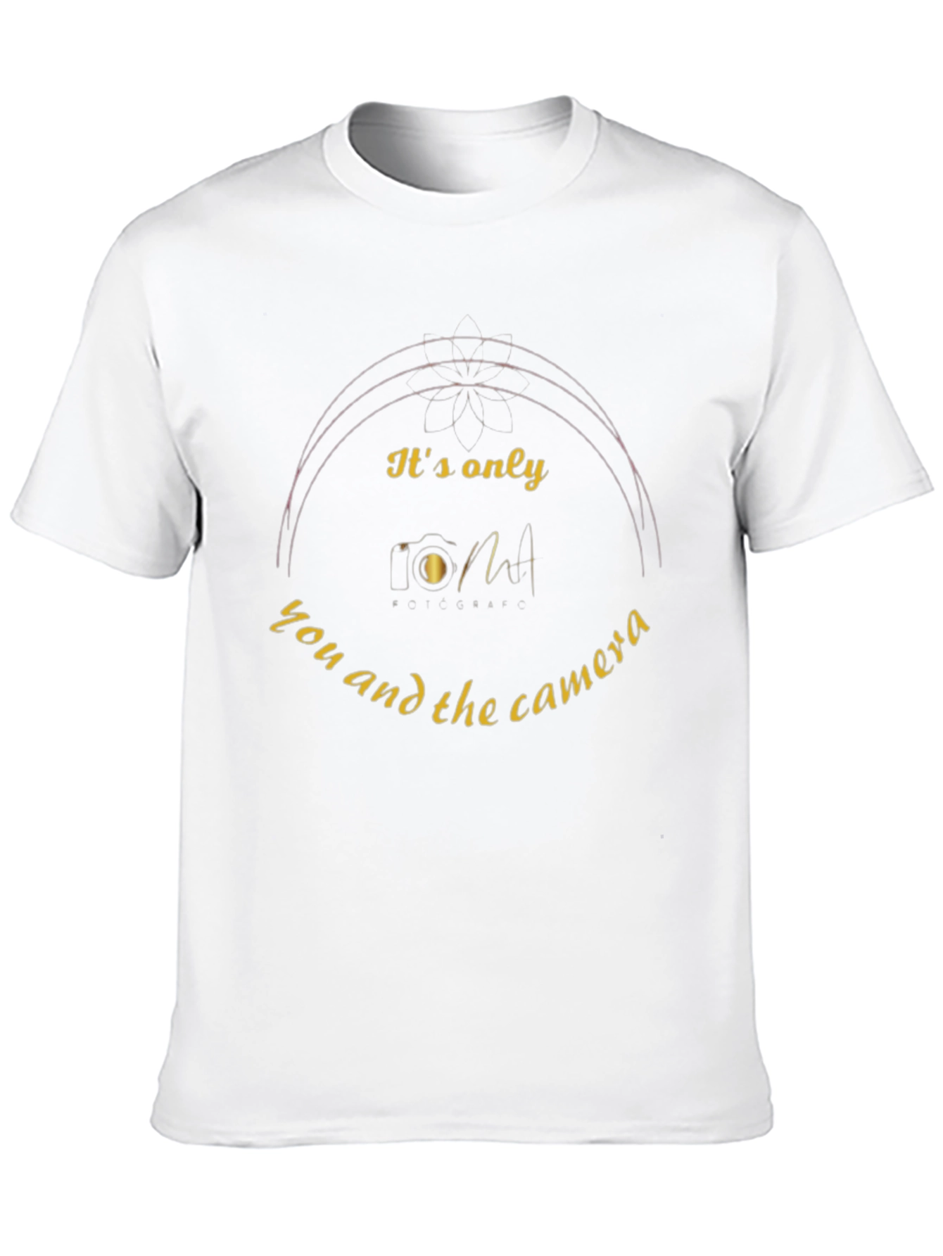 Its Only You and The Camera Black T-Shirt