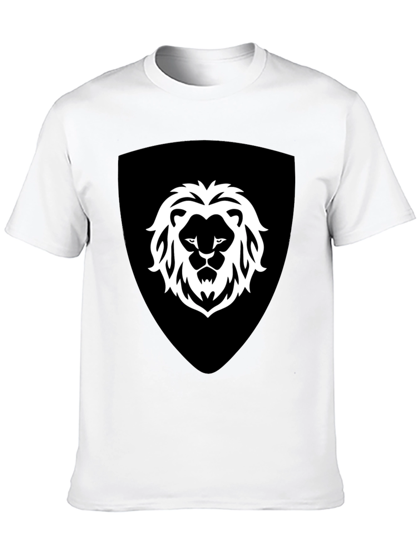Lion Shield Graphic Tee - Bold Style