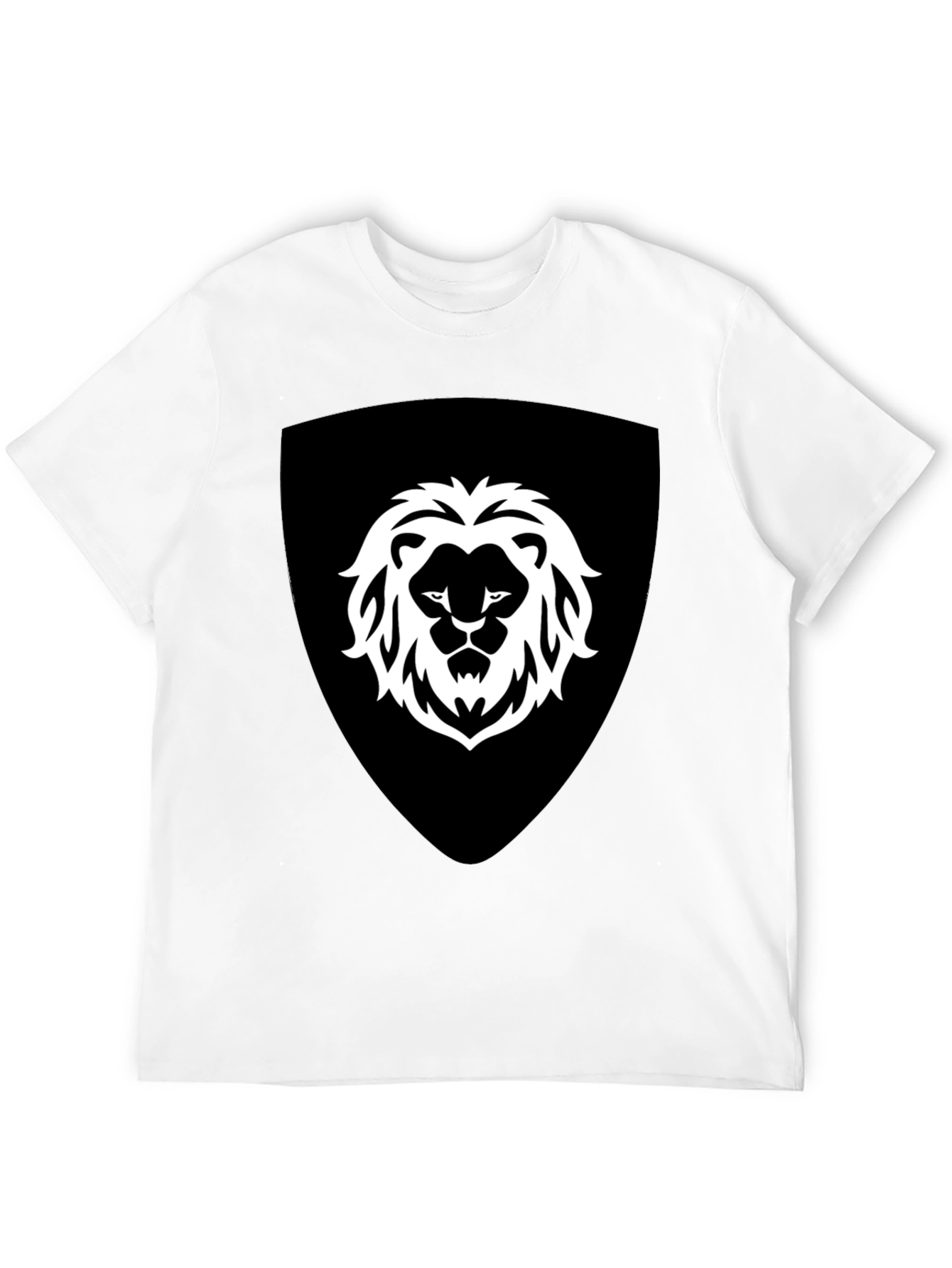 Lion Shield Graphic Tee - Bold Style