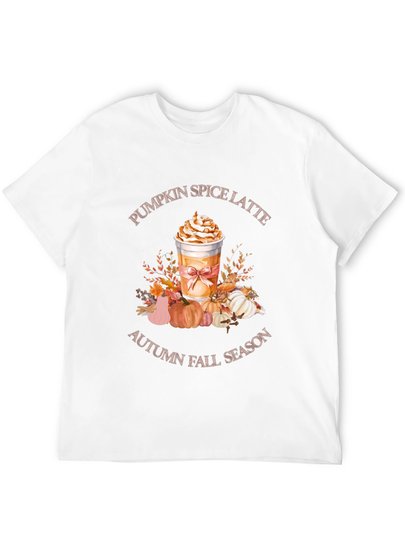 Pumpkin Spice Latte Autumn Fall Season T-Shirt