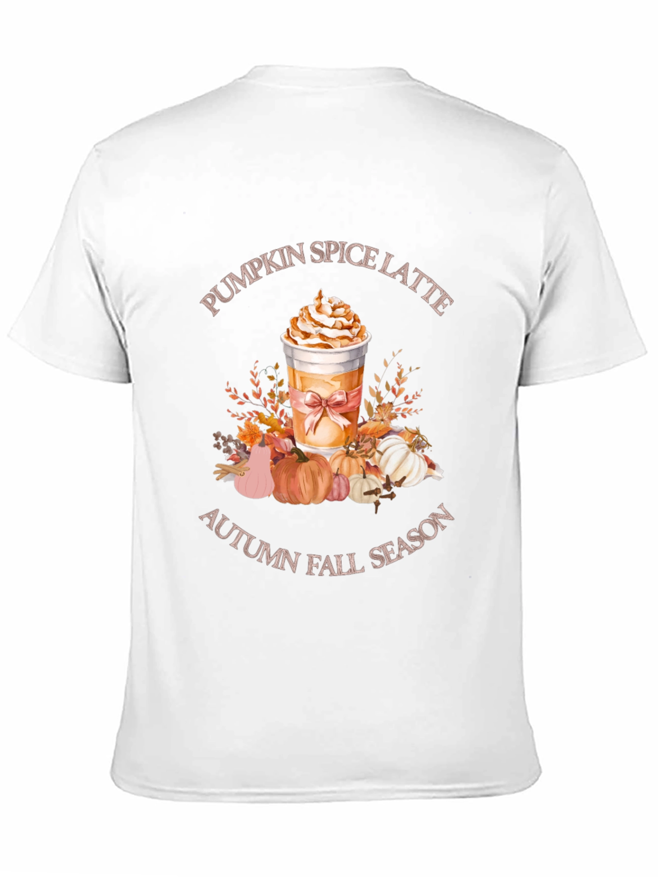 Pumpkin Spice Latte Autumn Fall Season T-Shirt