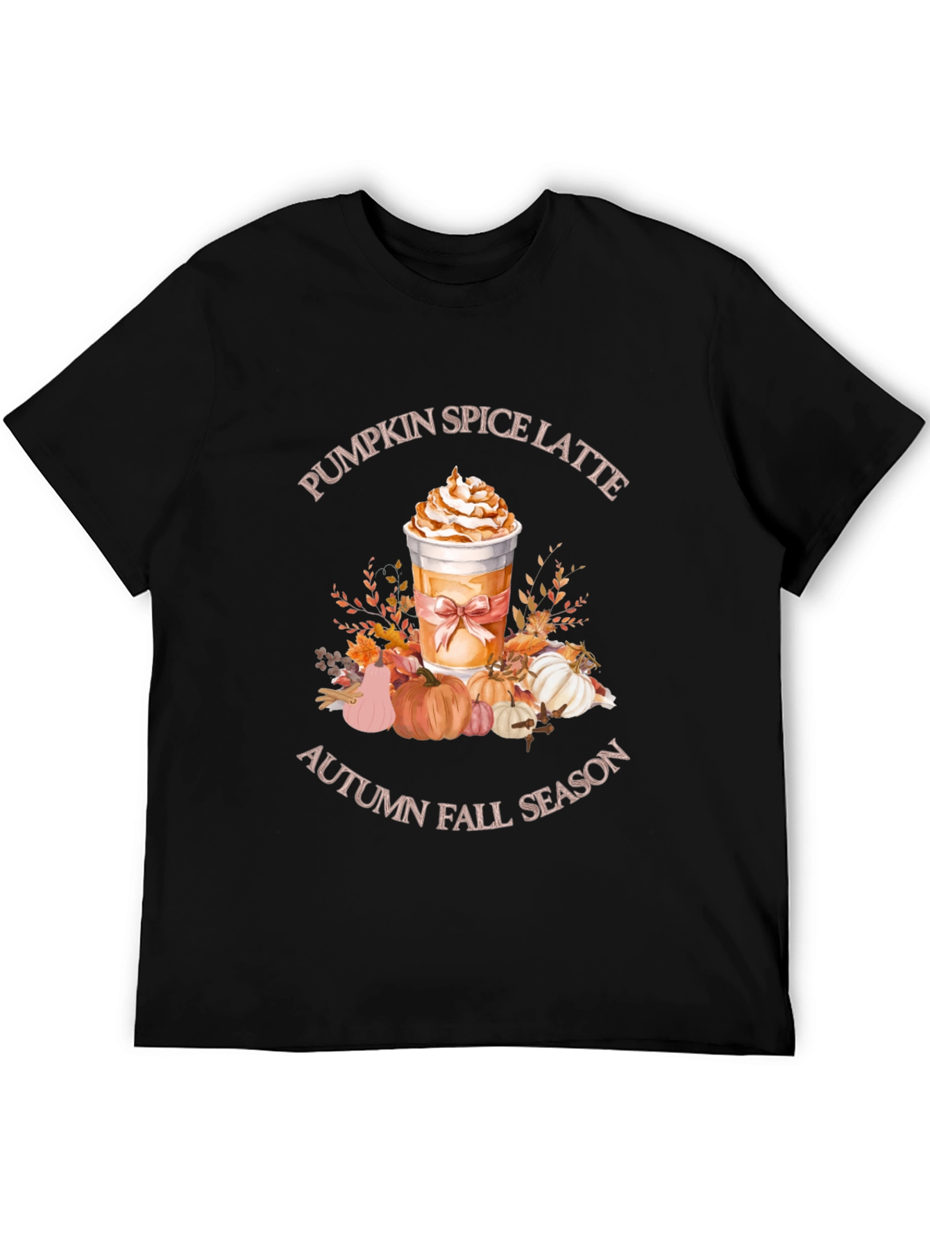 Pumpkin Spice Latte Autumn Fall Season T-Shirt