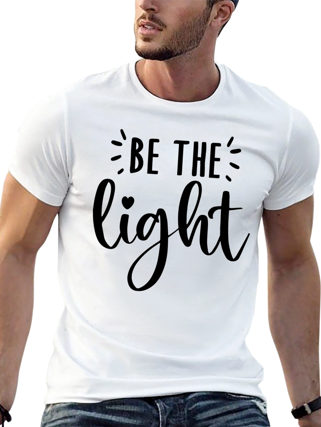 Be The Light Graphic T-Shirt - Inspiring Message