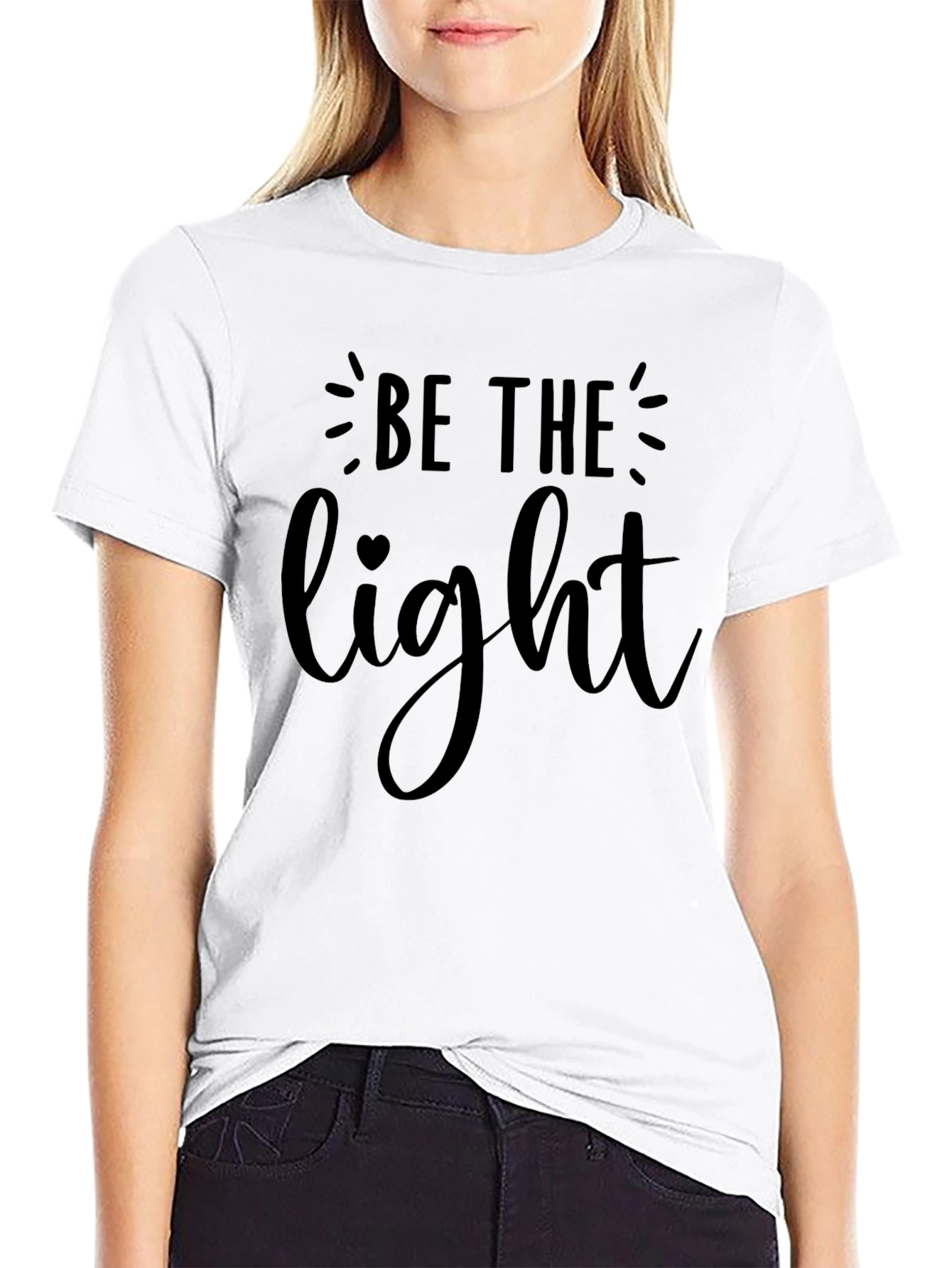 Be The Light Graphic T-Shirt - Inspiring Message