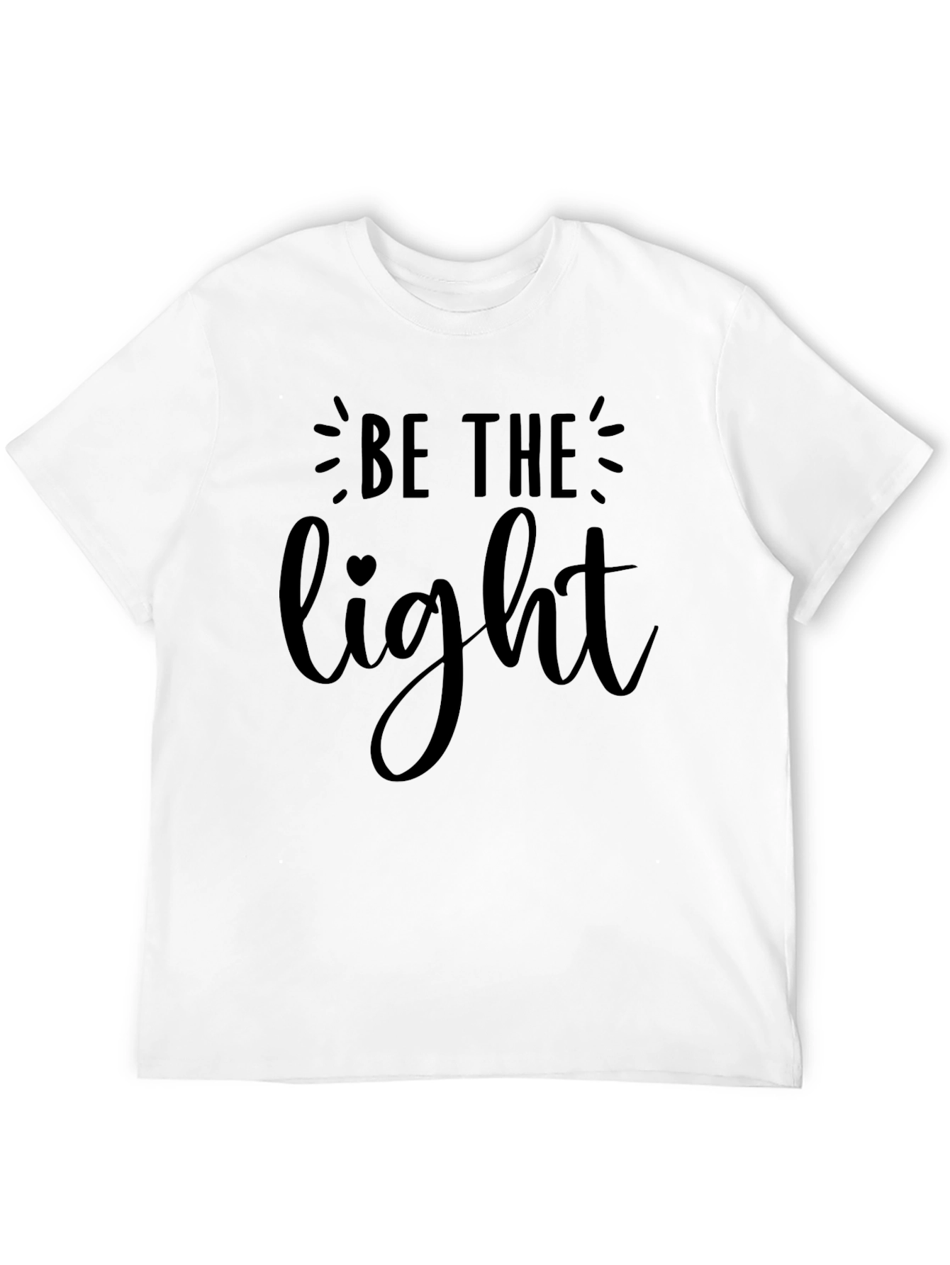 Be The Light Graphic T-Shirt - Inspiring Message