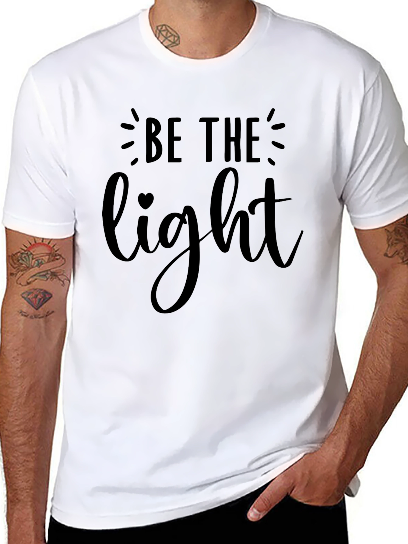 Be The Light Graphic T-Shirt - Inspiring Message