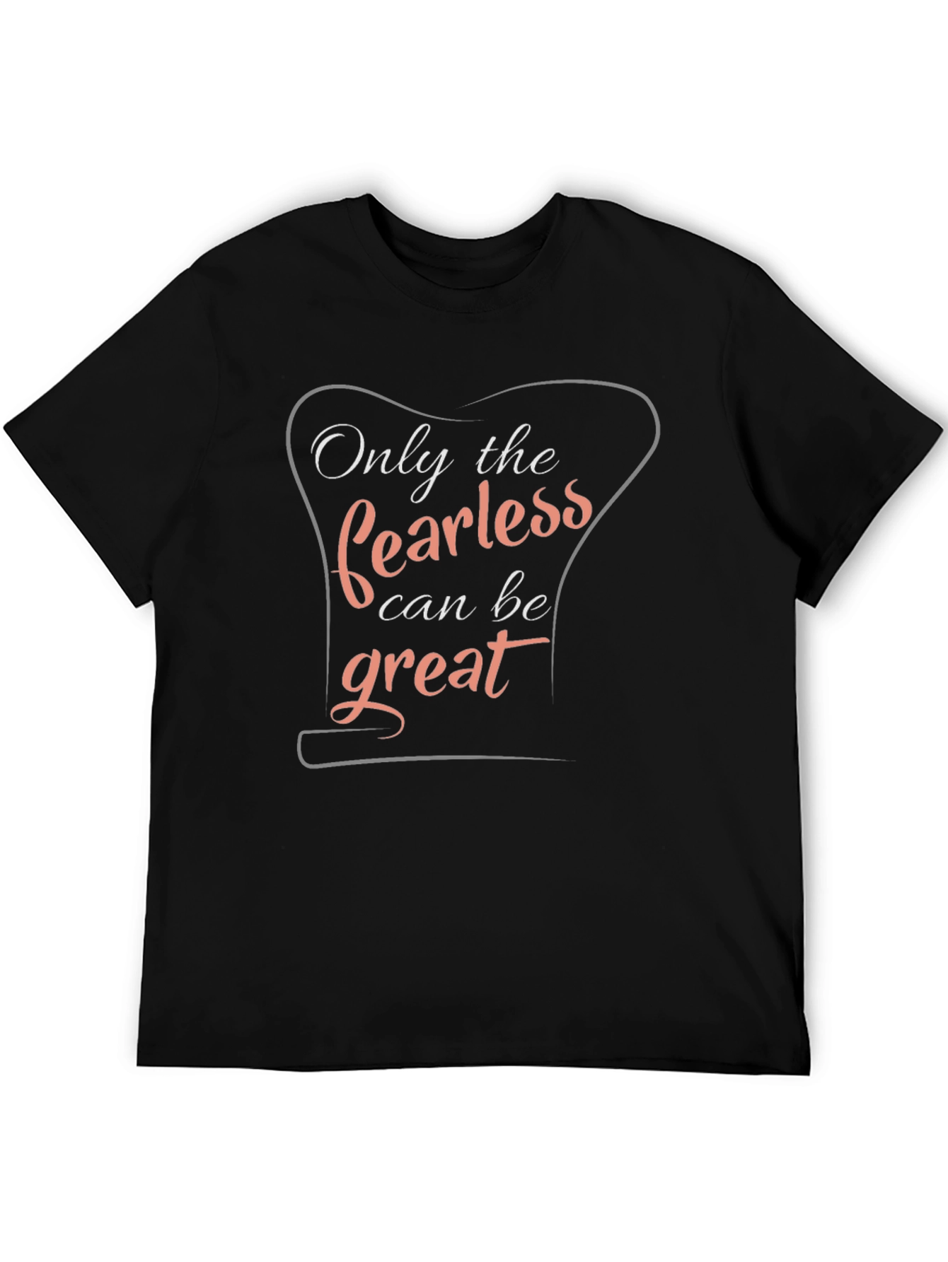 Fearless Graphic Tee - Bold Style Black T-Shirt