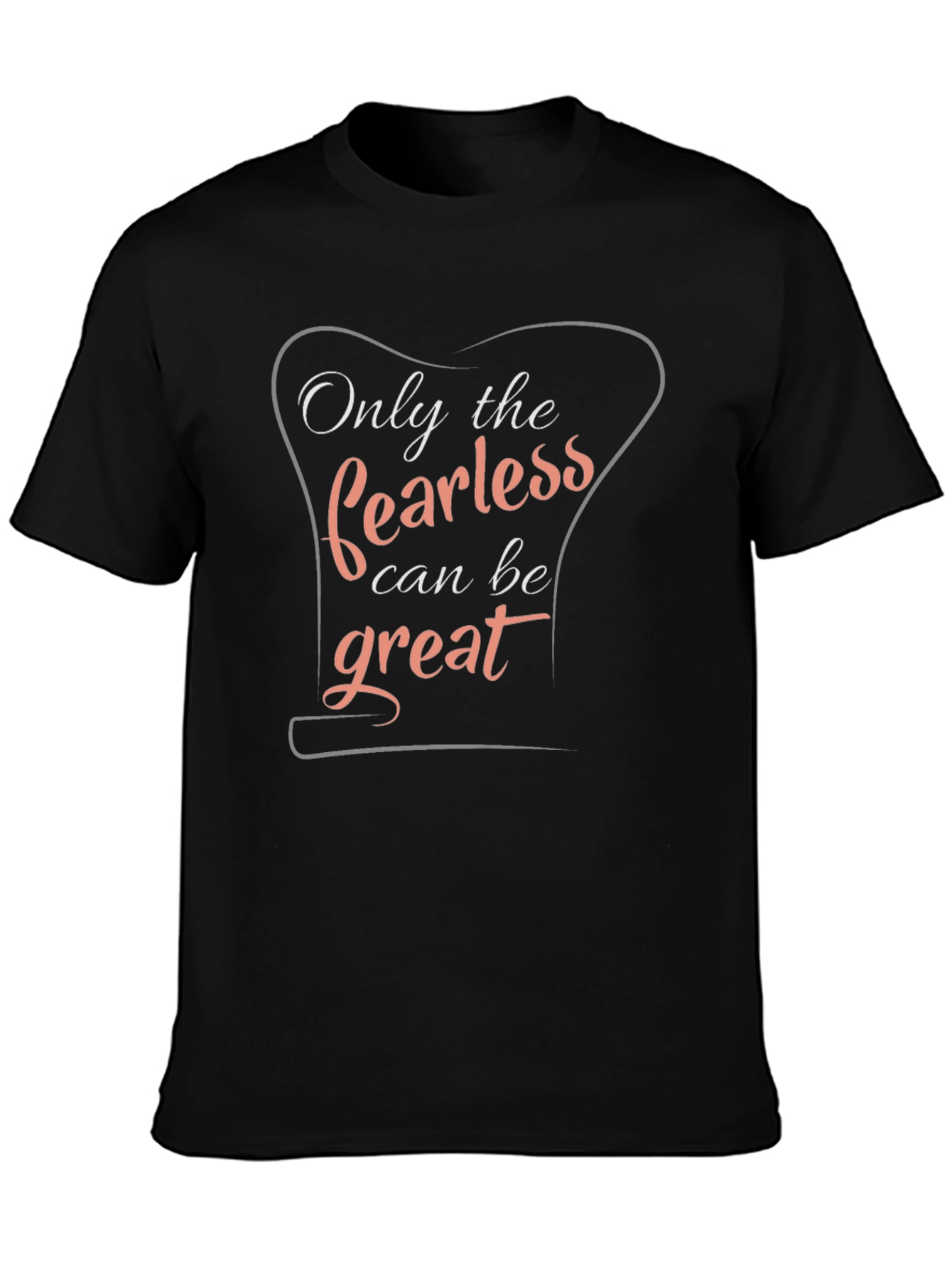 Fearless Graphic Tee - Bold Style Black T-Shirt