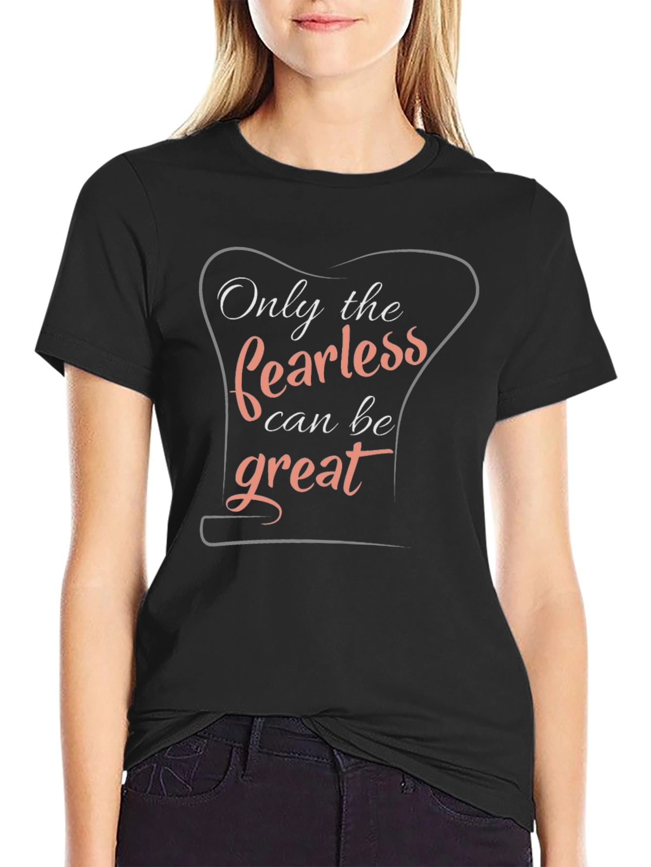 Fearless Graphic Tee - Bold Style Black T-Shirt