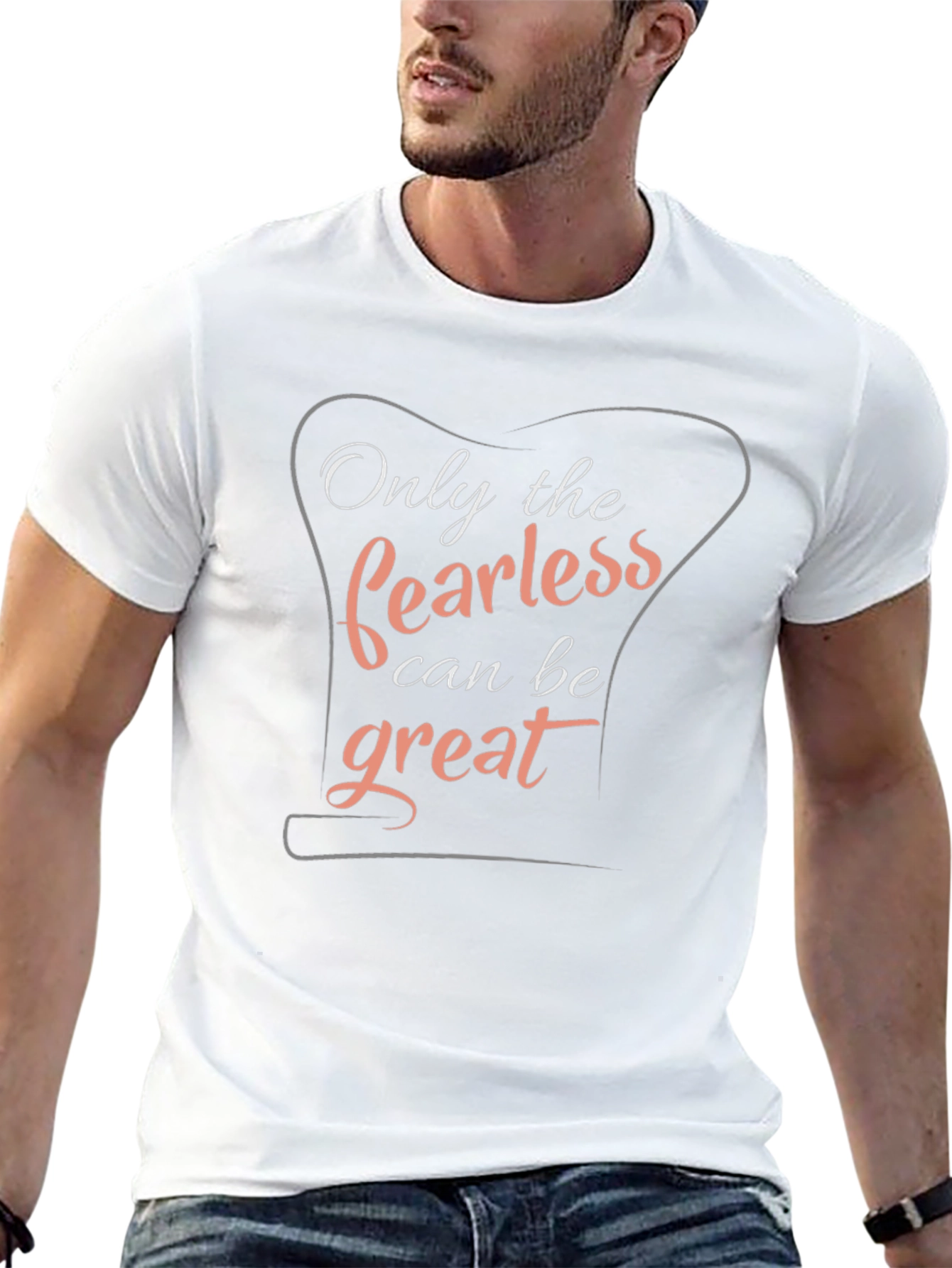 Fearless Graphic Tee - Bold Style Black T-Shirt