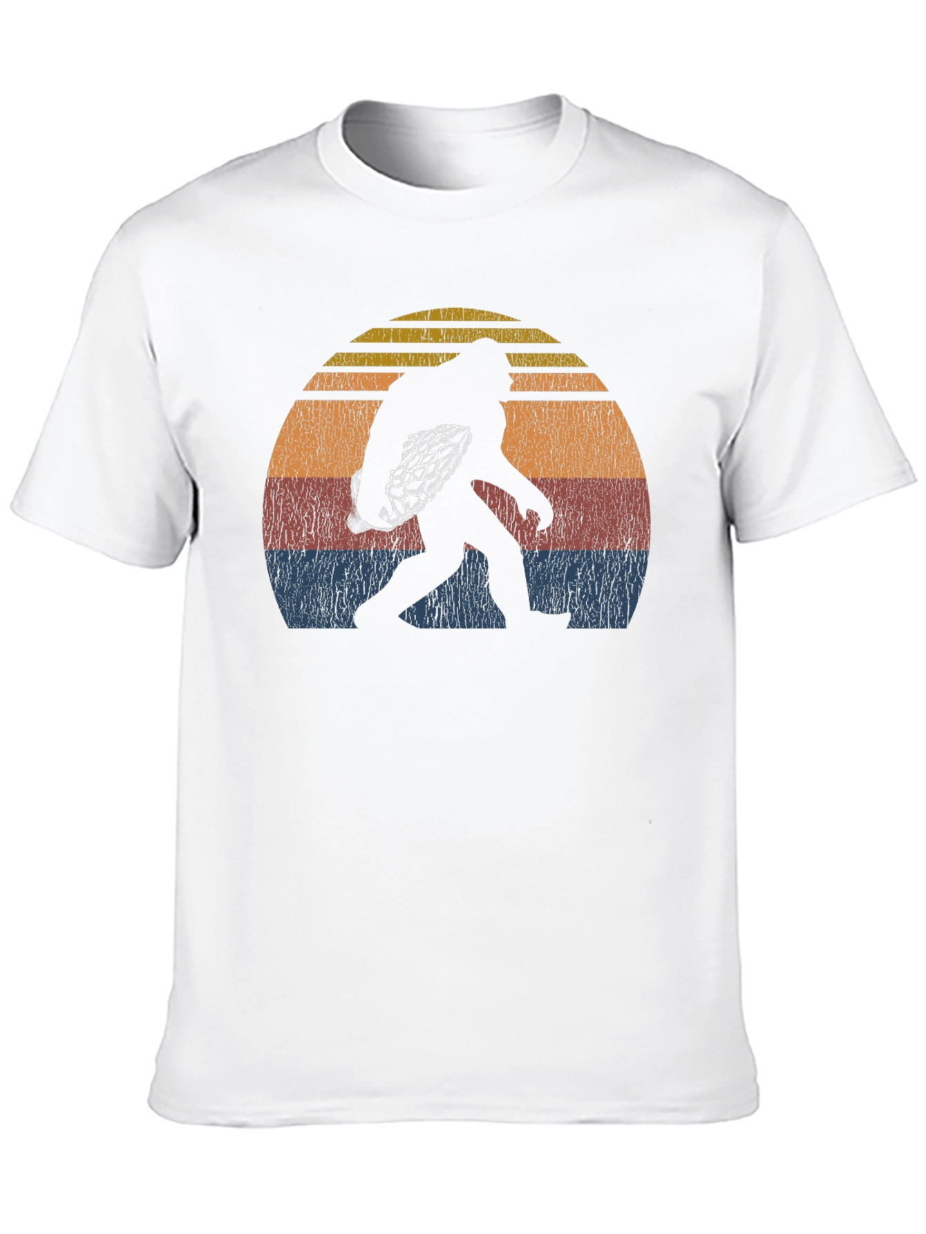 Bigfoot Morel Mushroom Black T-Shirt