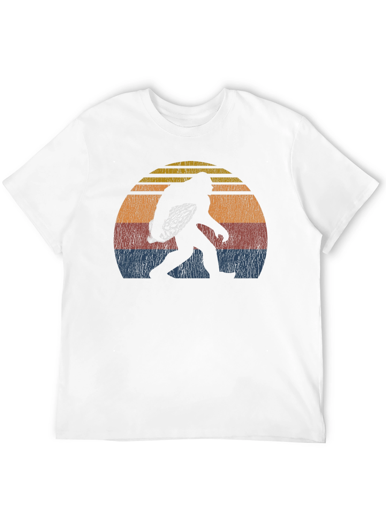 Bigfoot Morel Mushroom Black T-Shirt