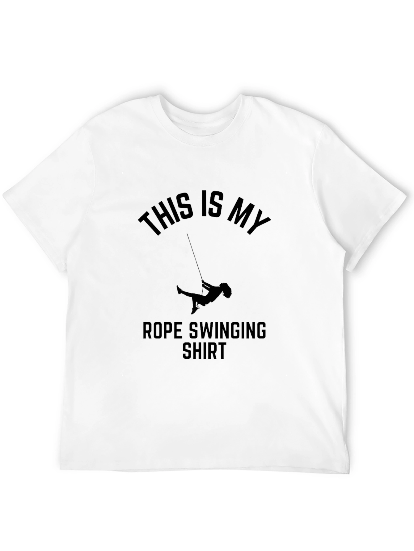 Rope Swinging Shirt - Novelty Graphic Tee
