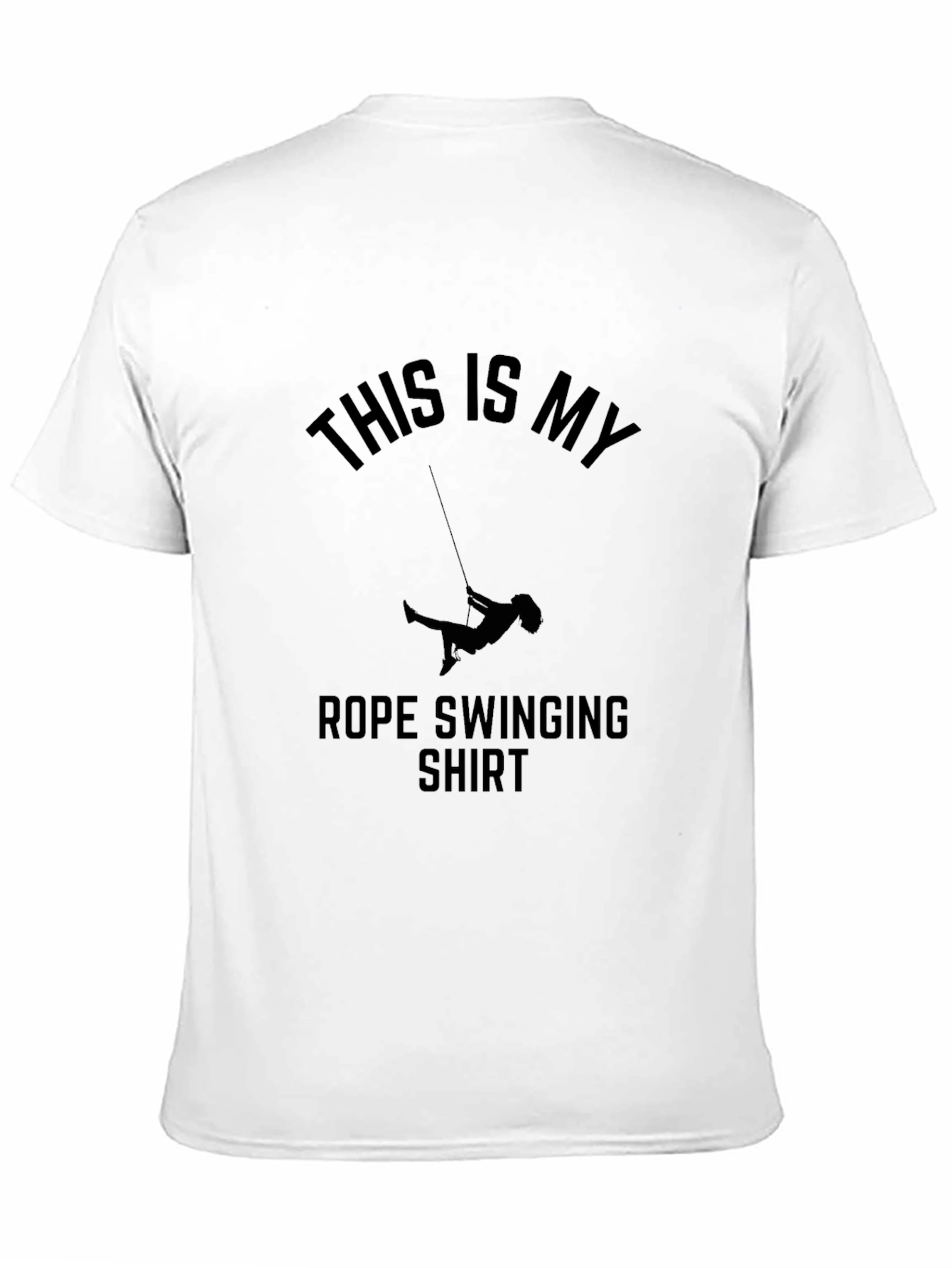 Rope Swinging Shirt - Novelty Graphic Tee