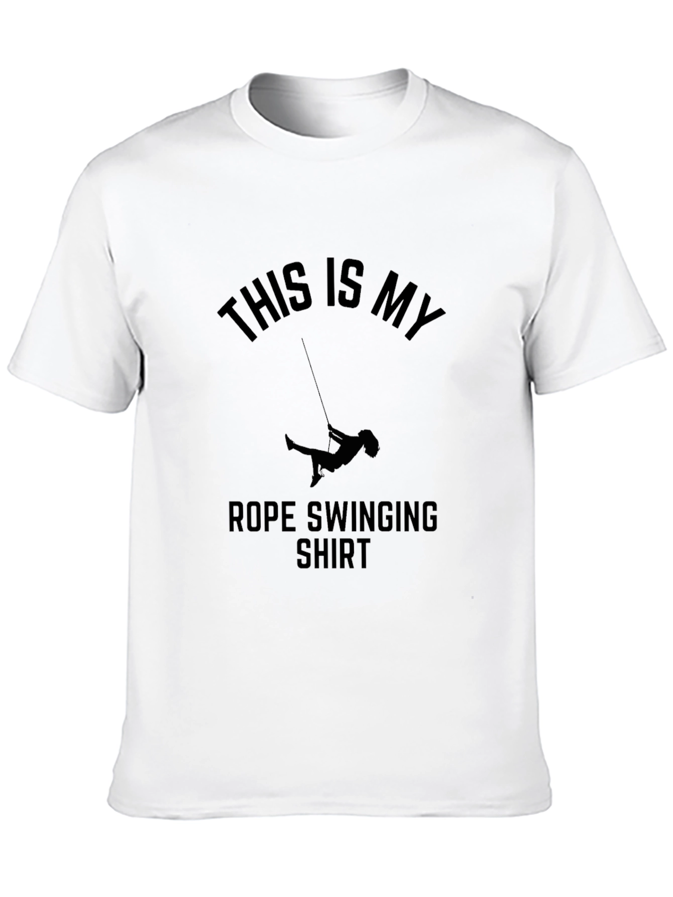 Rope Swinging Shirt - Novelty Graphic Tee