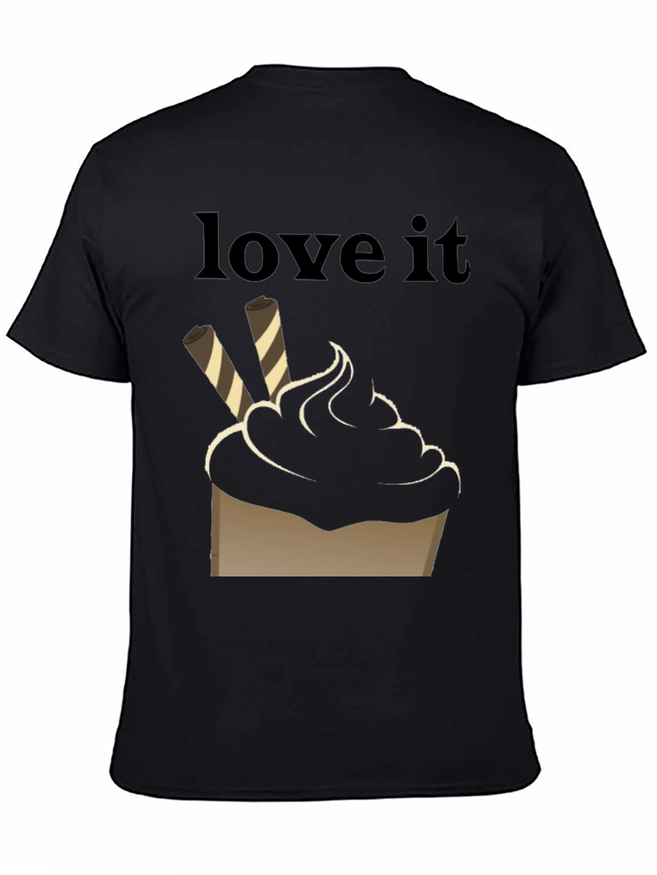 Love It Dessert T-Shirt - Black Graphic Tee