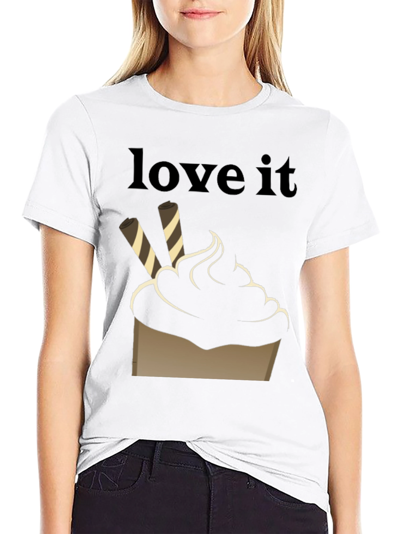Love It Dessert T-Shirt - Black Graphic Tee