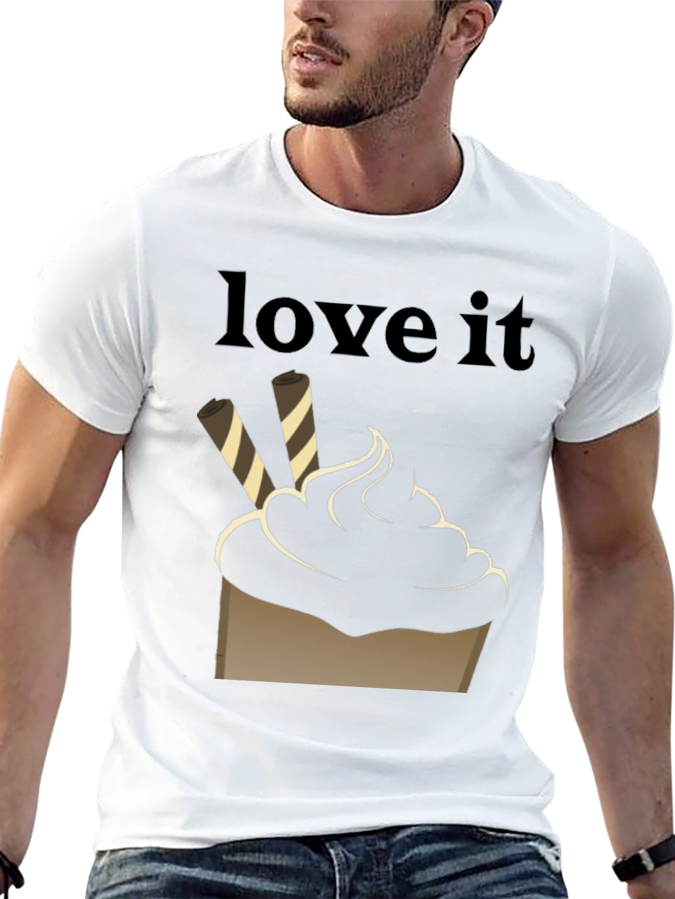 Love It Dessert T-Shirt - Black Graphic Tee