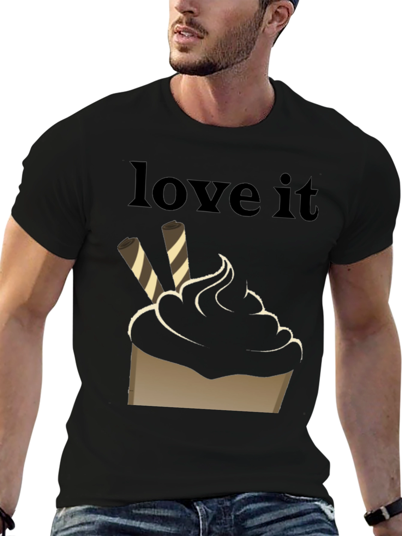 Love It Dessert T-Shirt - Black Graphic Tee