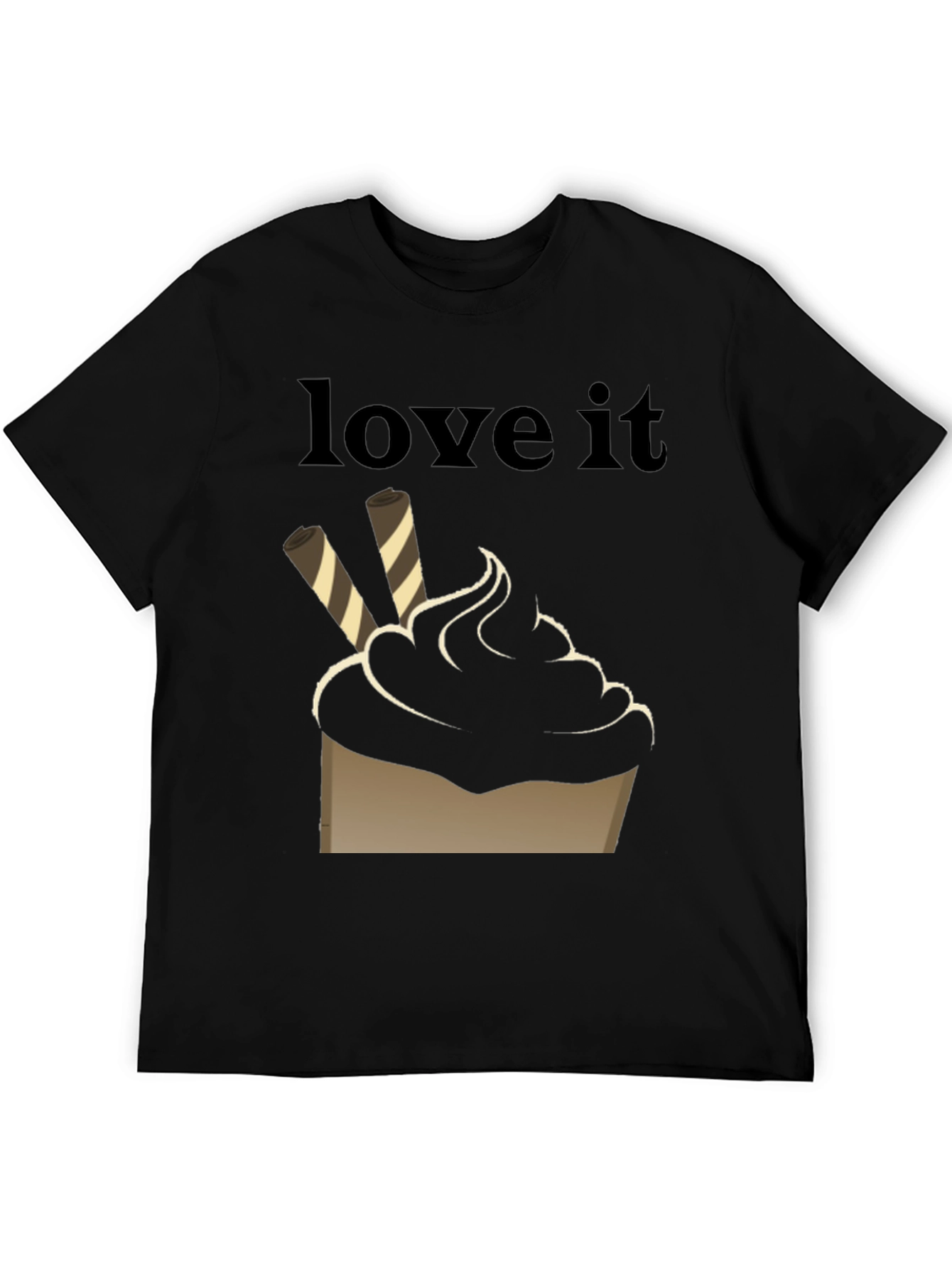 Love It Dessert T-Shirt - Black Graphic Tee