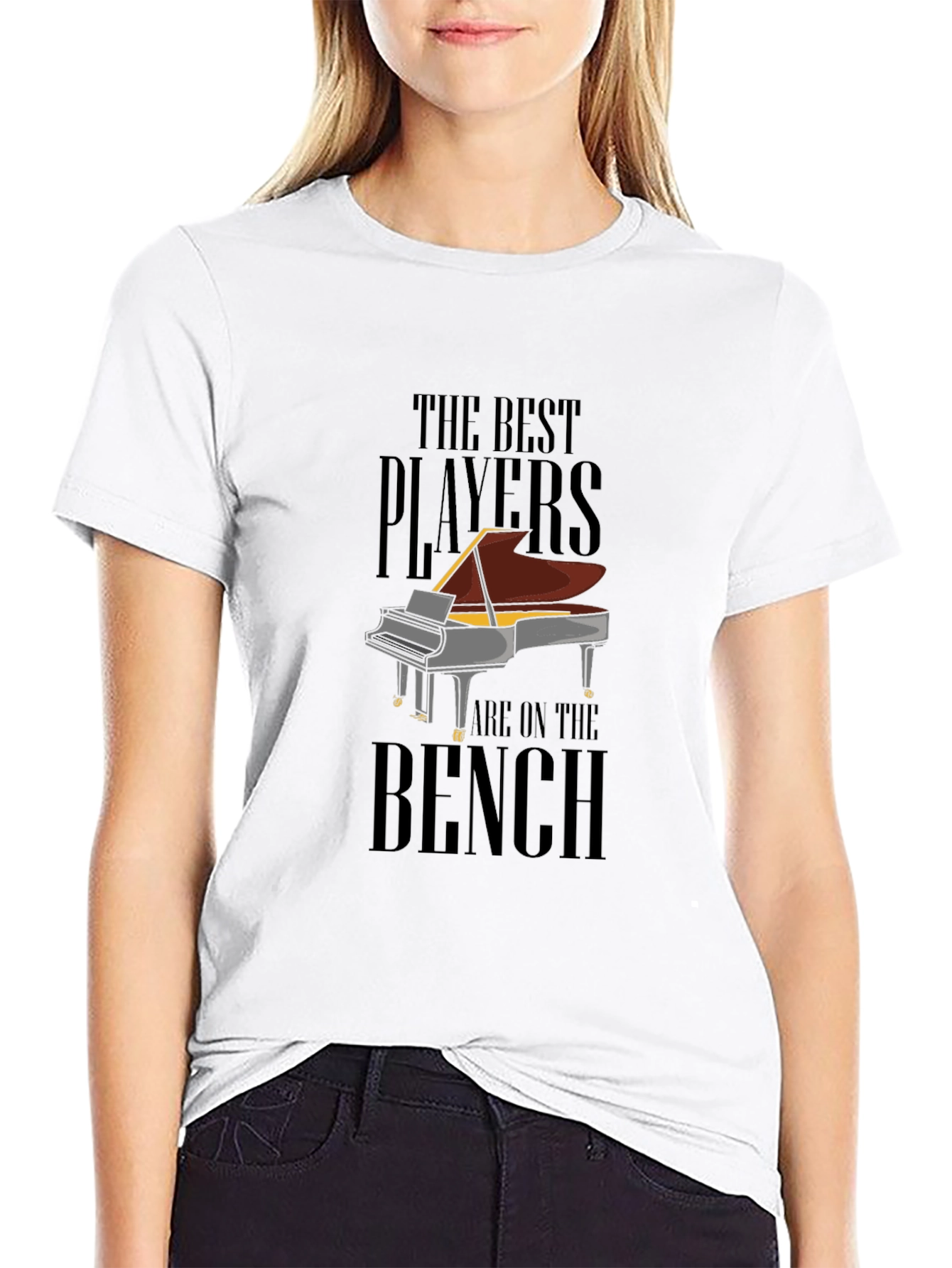 The Best Players Piano T-Shirt - Musician Tee