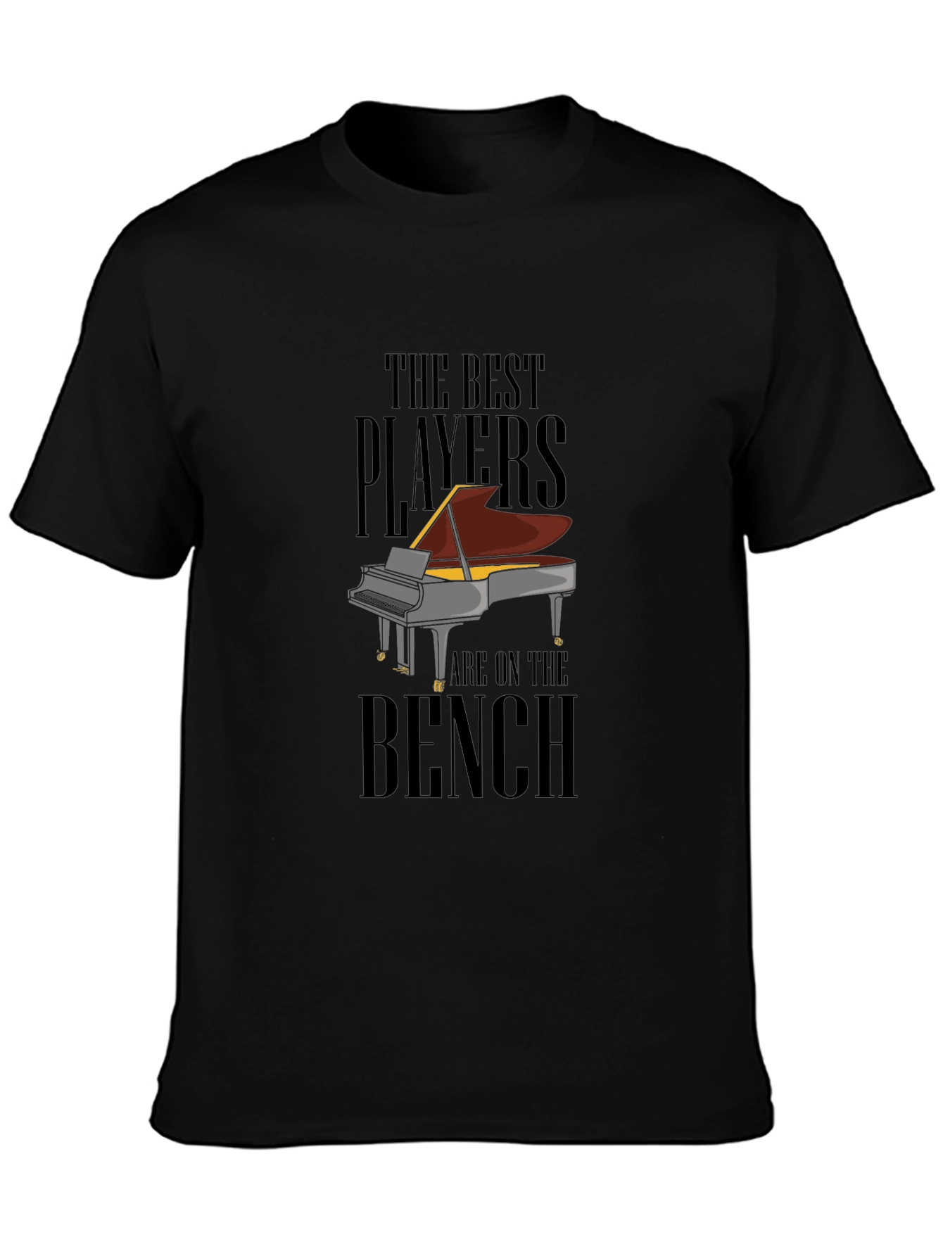 The Best Players Piano T-Shirt - Musician Tee