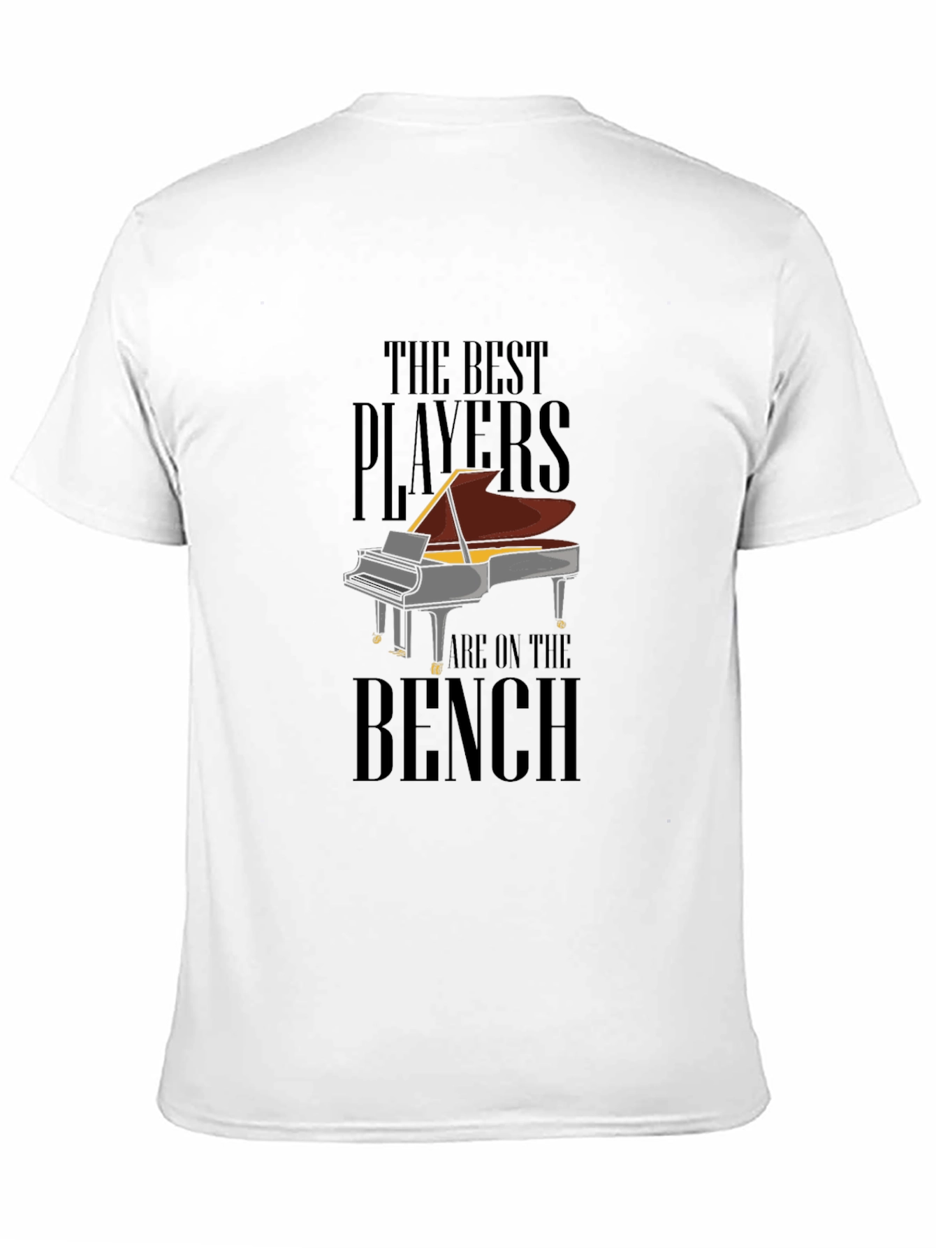 The Best Players Piano T-Shirt - Musician Tee