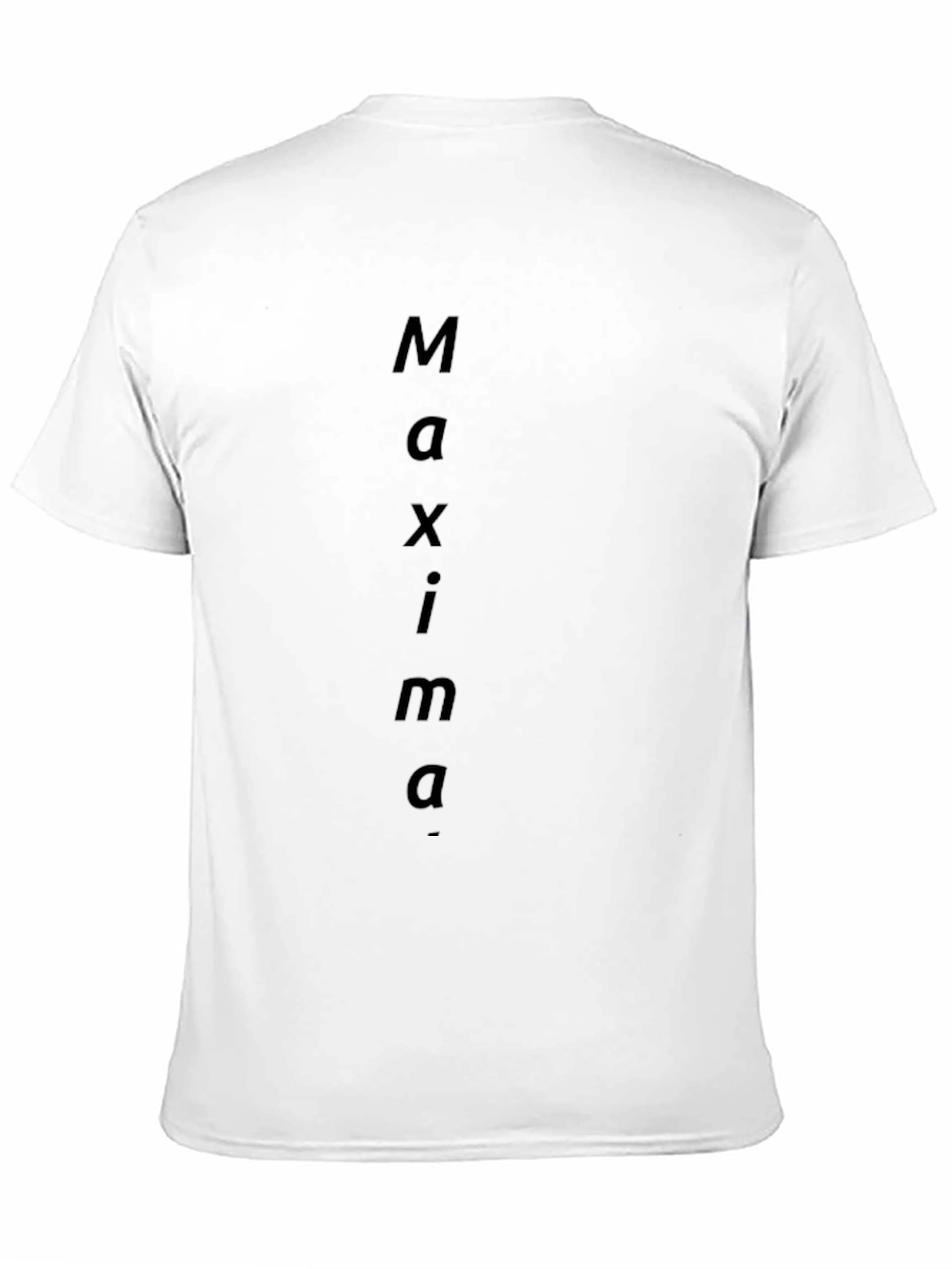 Maxima Black Cotton T-Shirt
