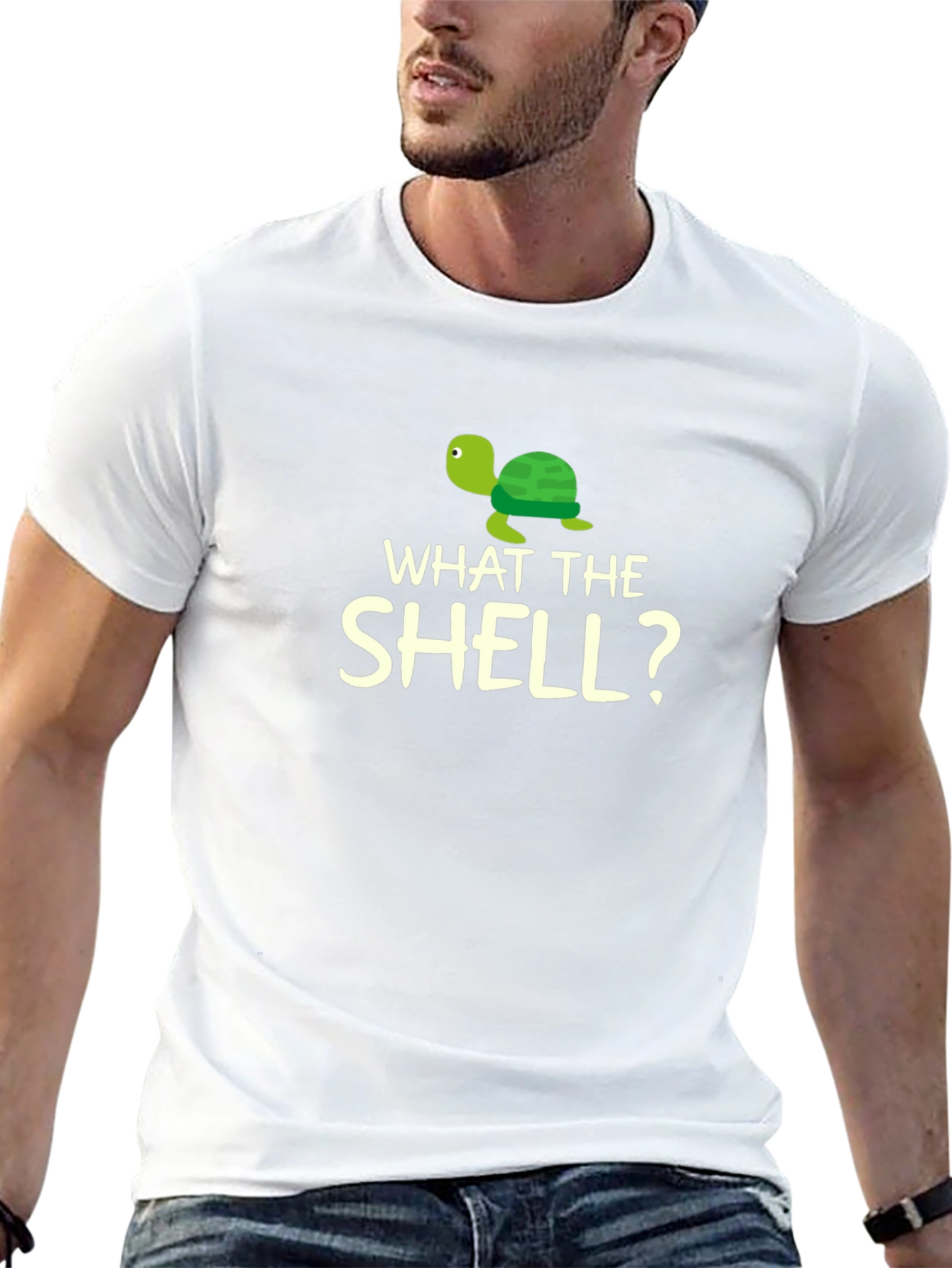 What the Shell? Turtle Graphic T-Shirt