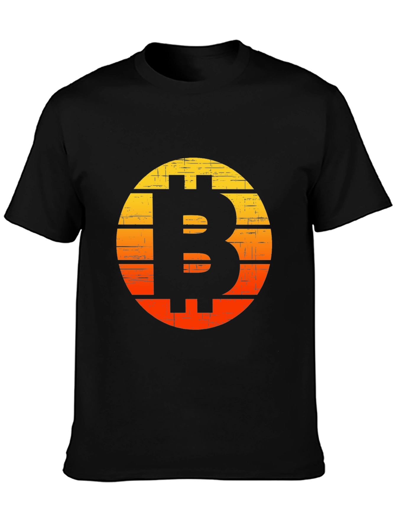 Bitcoin Sunset Graphic T-Shirt