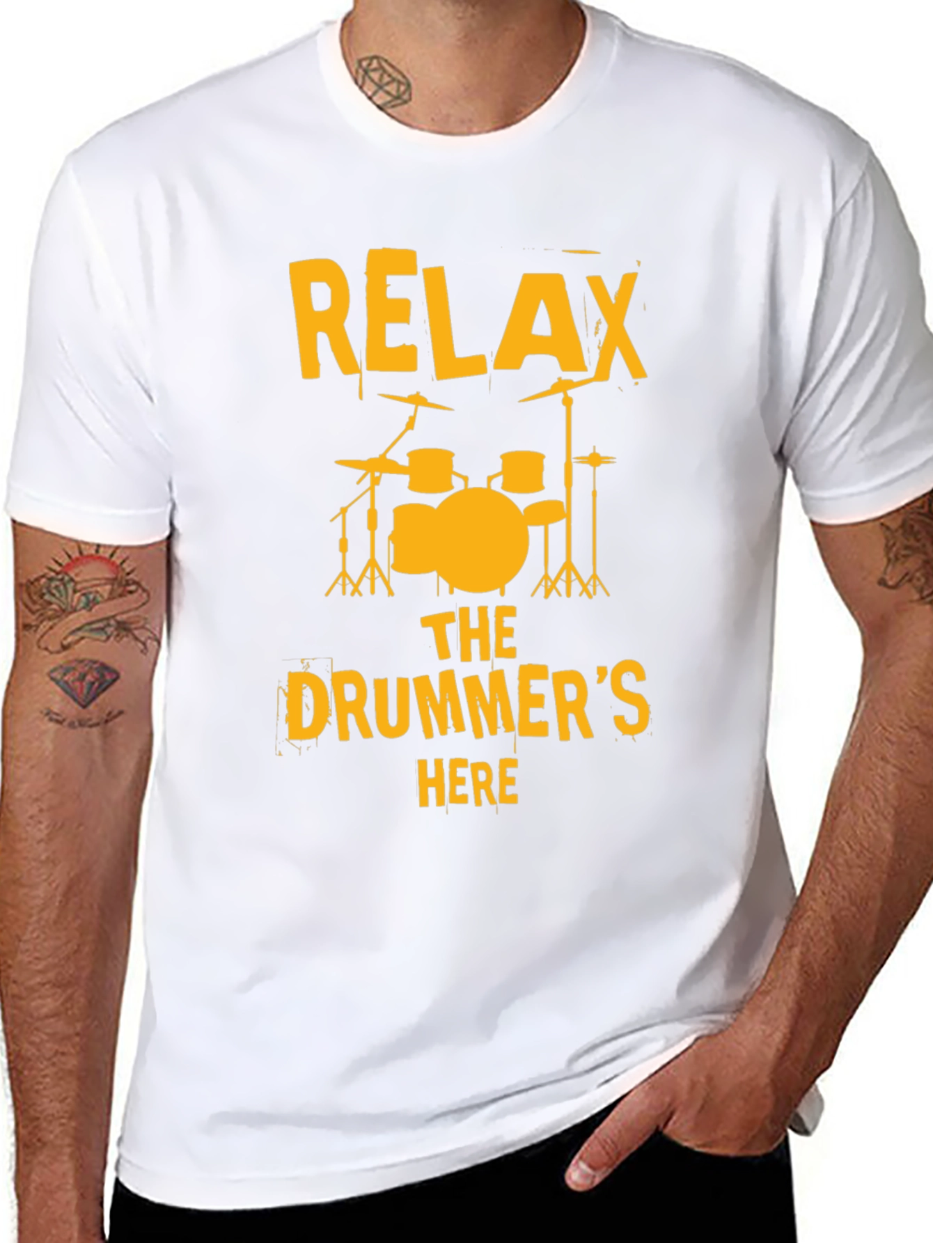 Relax The Drummers Here T-Shirt
