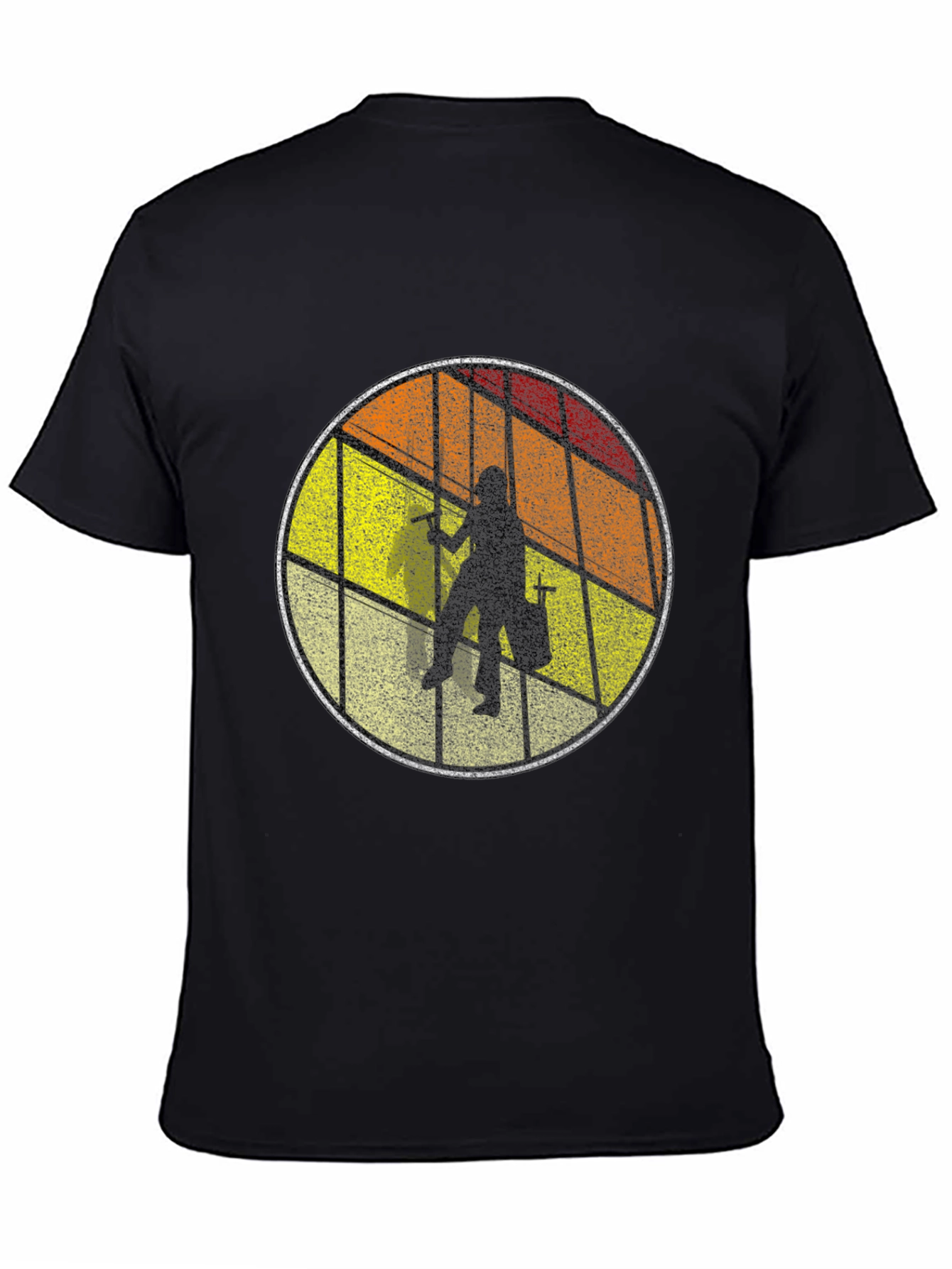 Retro Window Washer Graphic T-Shirt