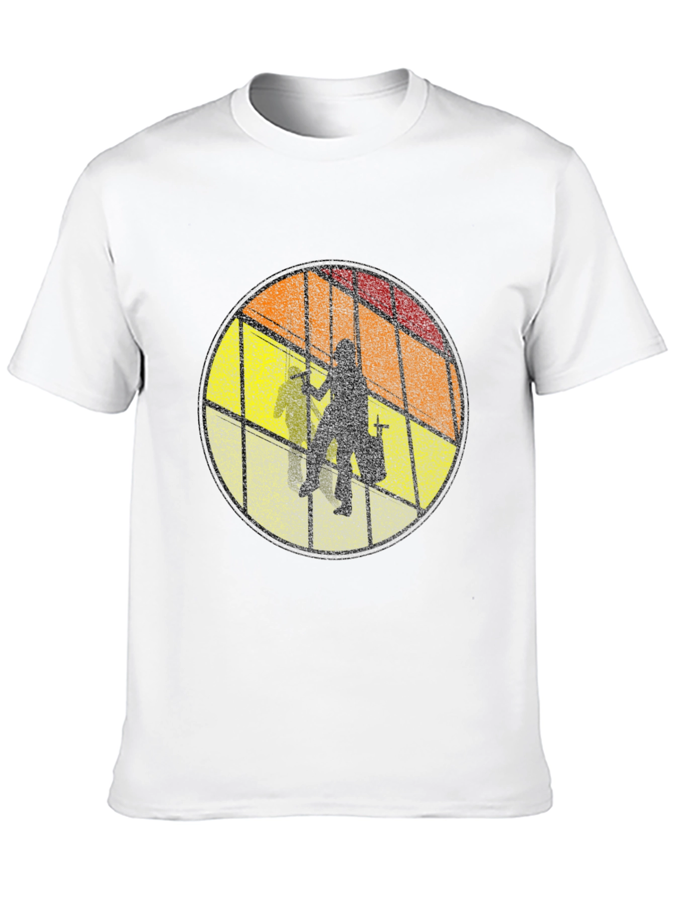Retro Window Washer Graphic T-Shirt