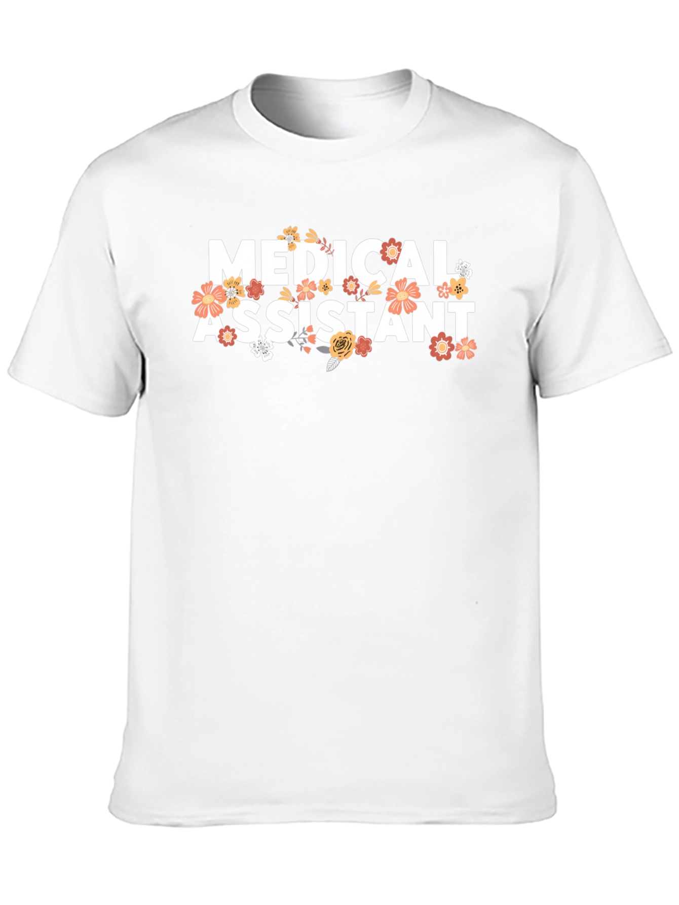 Medical Assistant Floral T-Shirt