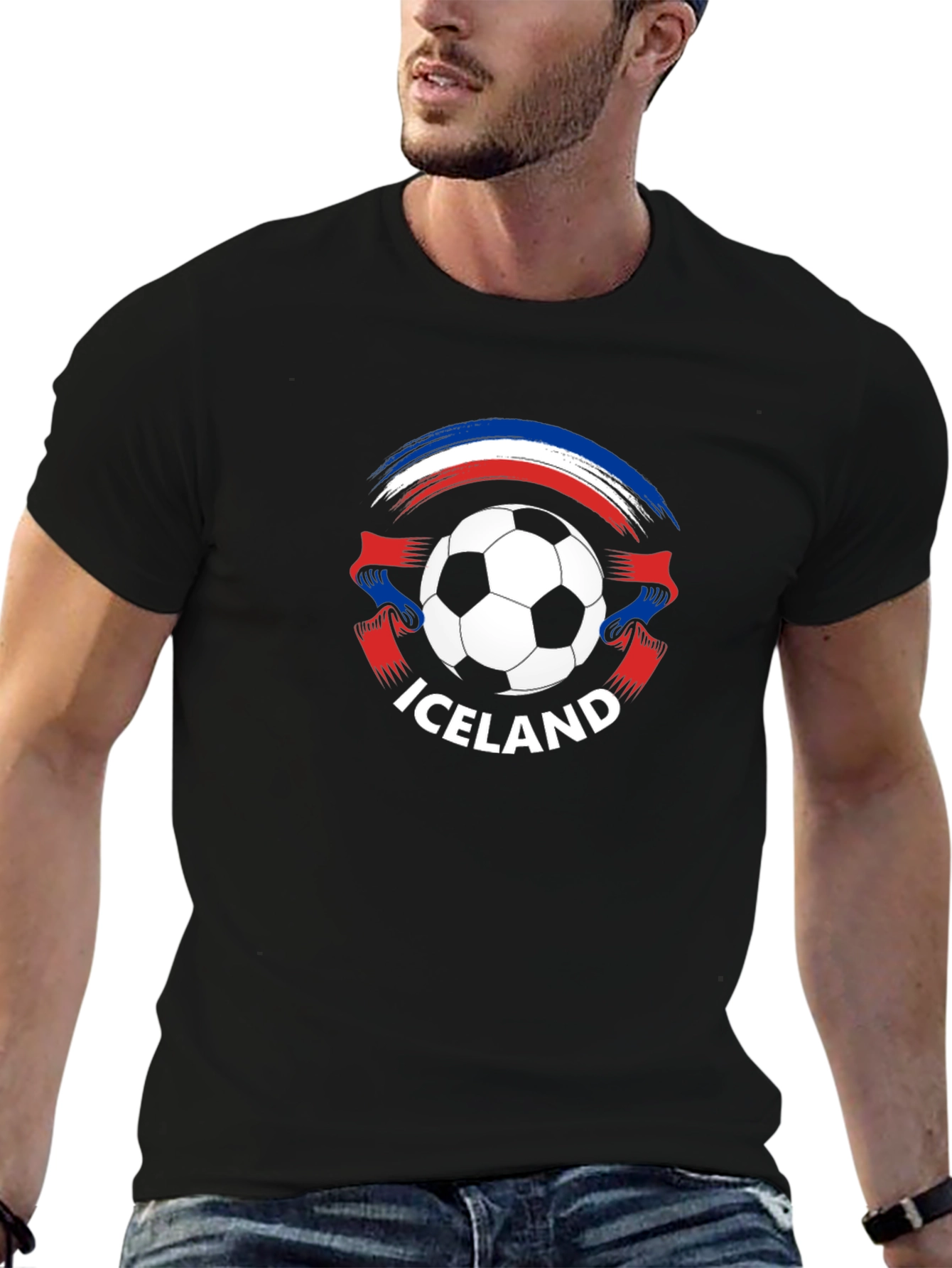 Iceland Soccer T-Shirt | Sports Fan Apparel