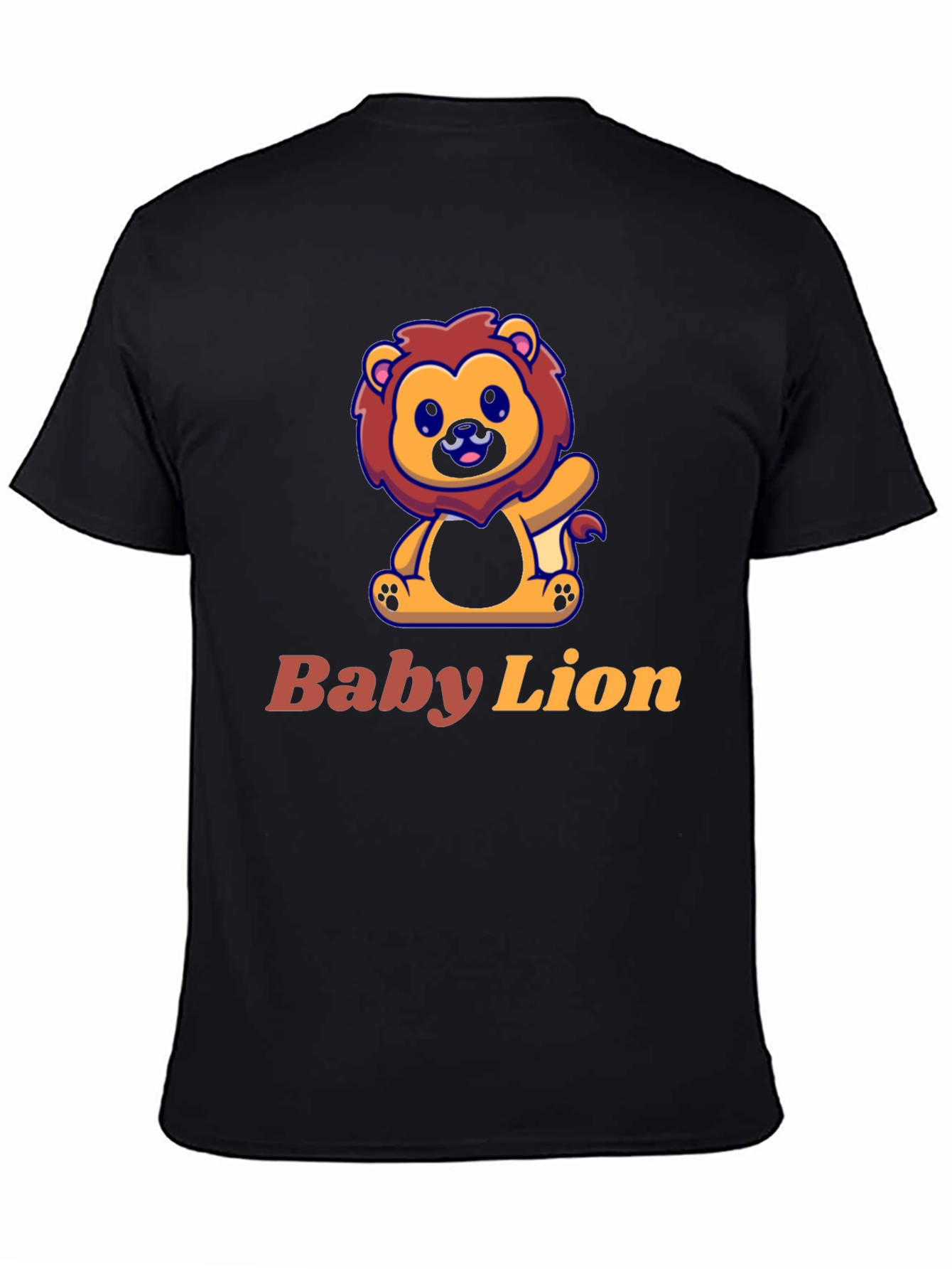 Cute Baby Lion Graphic Tee - Unisex
