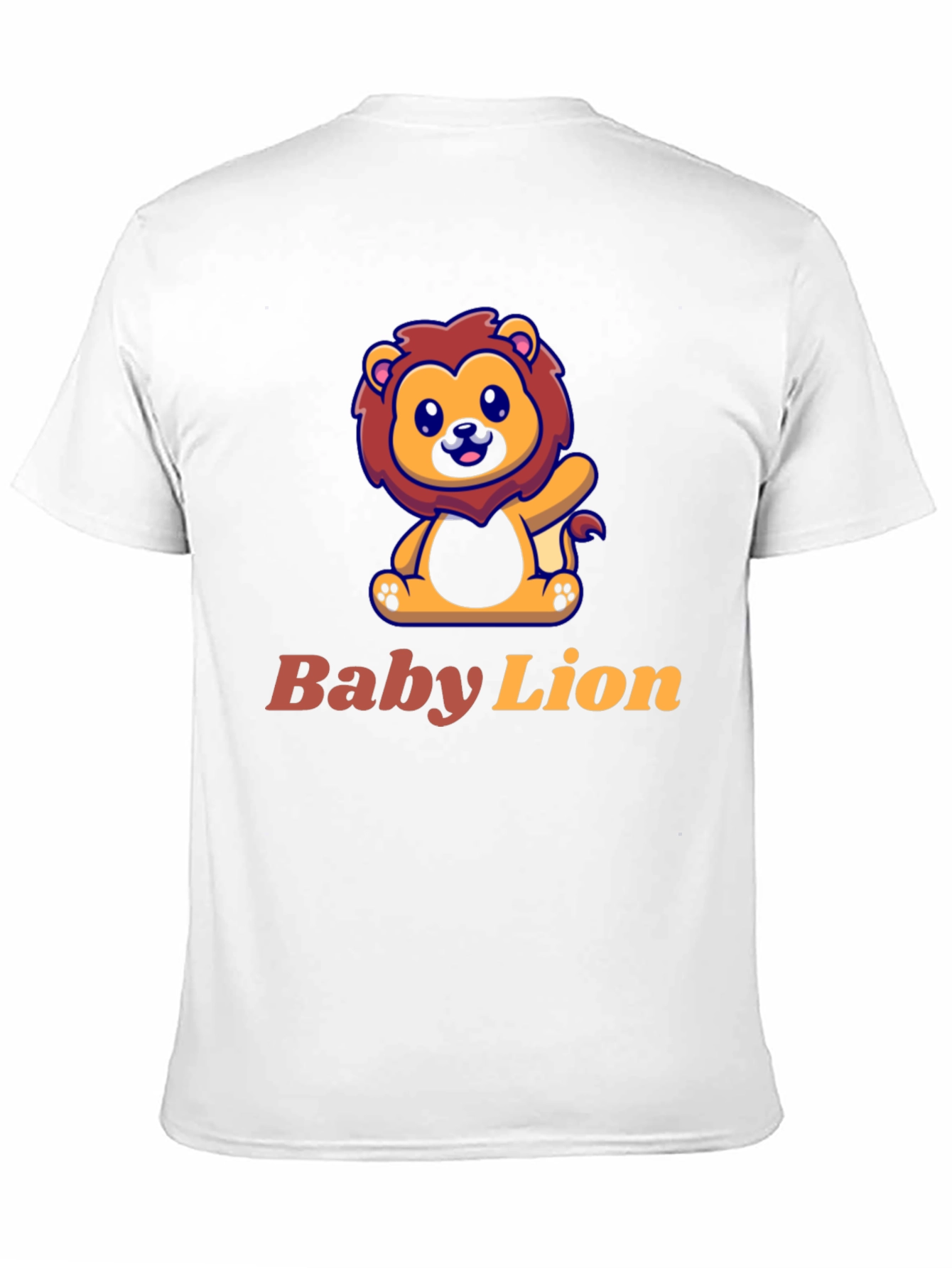 Cute Baby Lion Graphic Tee - Unisex