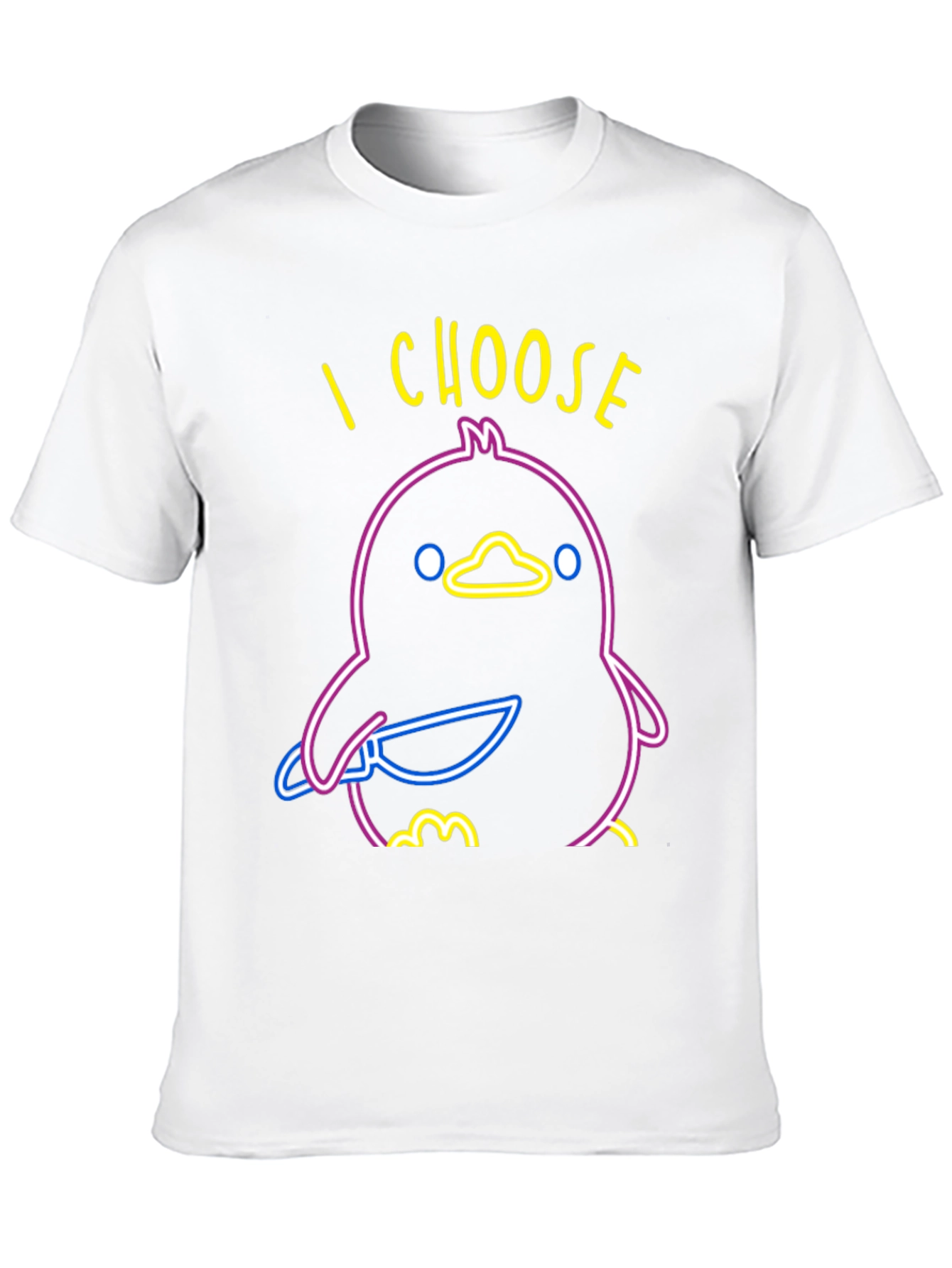 I Choose Violence Duck Graphic Tee